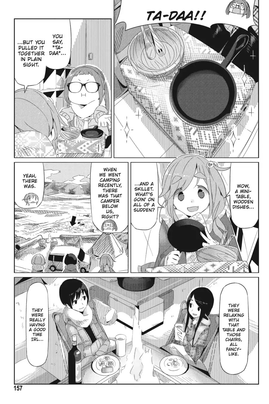 Yurucamp Chapter 13 page 5 - Chapter 13: Tests, and An Introduction to Fancy Camping