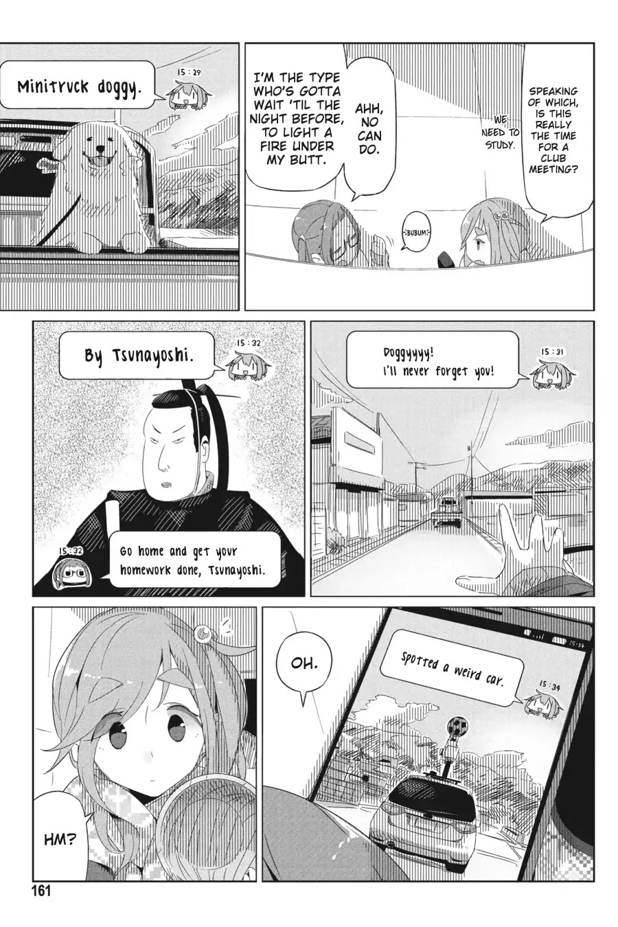 Yurucamp Chapter 13 page 9 - Chapter 13: Tests, and An Introduction to Fancy Camping