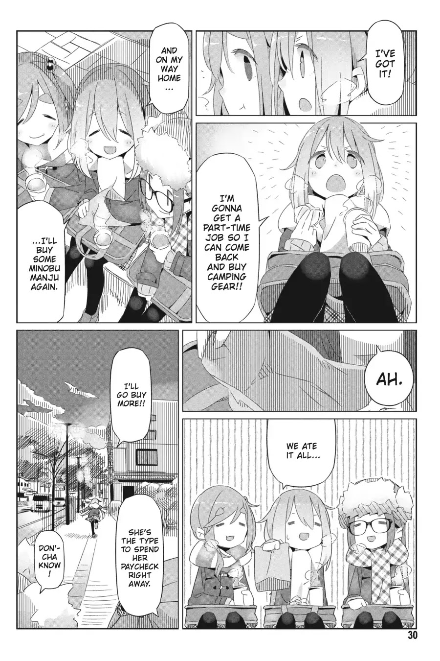 Yurucamp Chapter 14 page 30 - Chapter 14: Minobu, Caribou, And Good Manju
