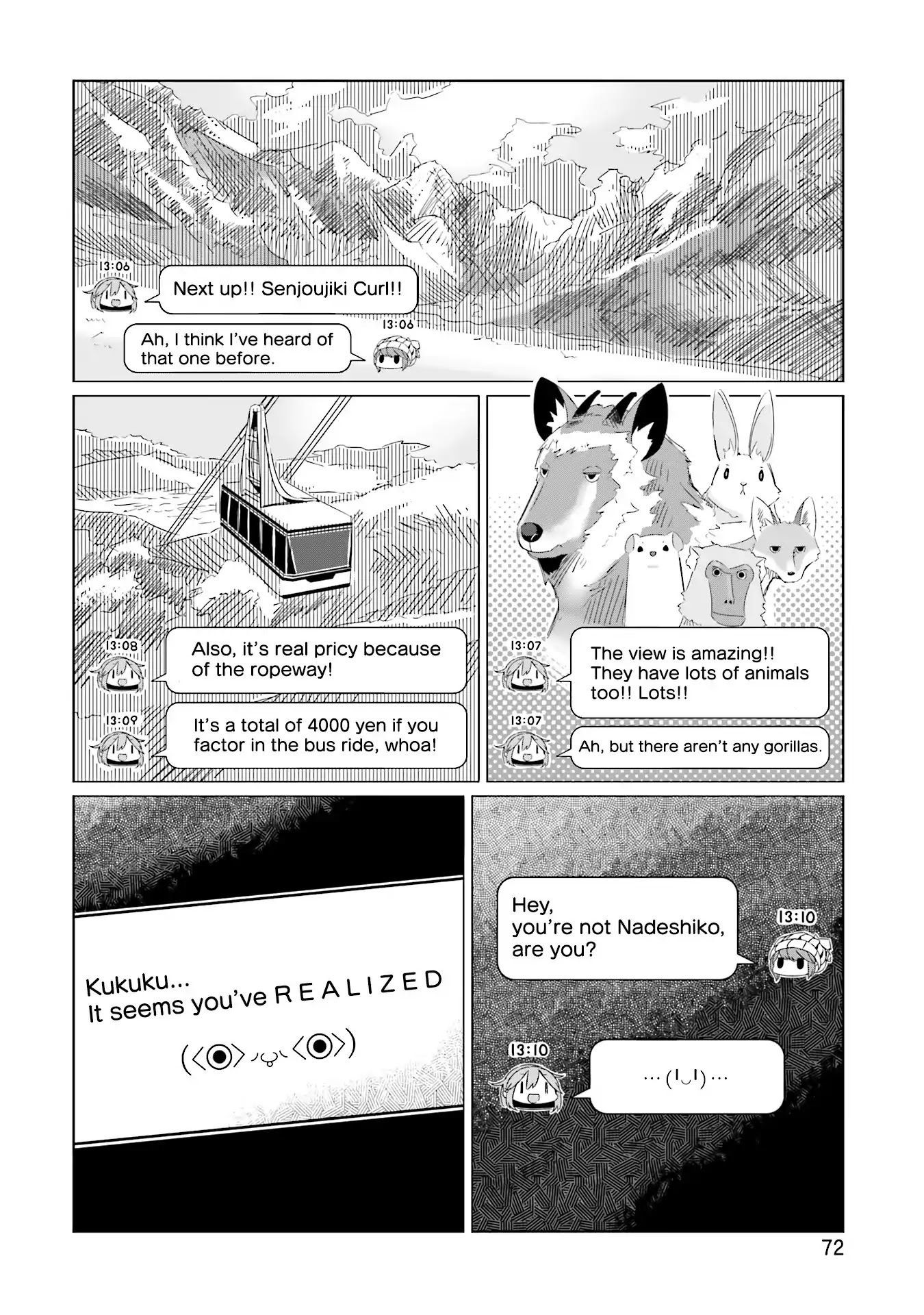 Yurucamp Chapter 16 page 10 - Chapter 16: Recommended! Nadeshiko Navi!