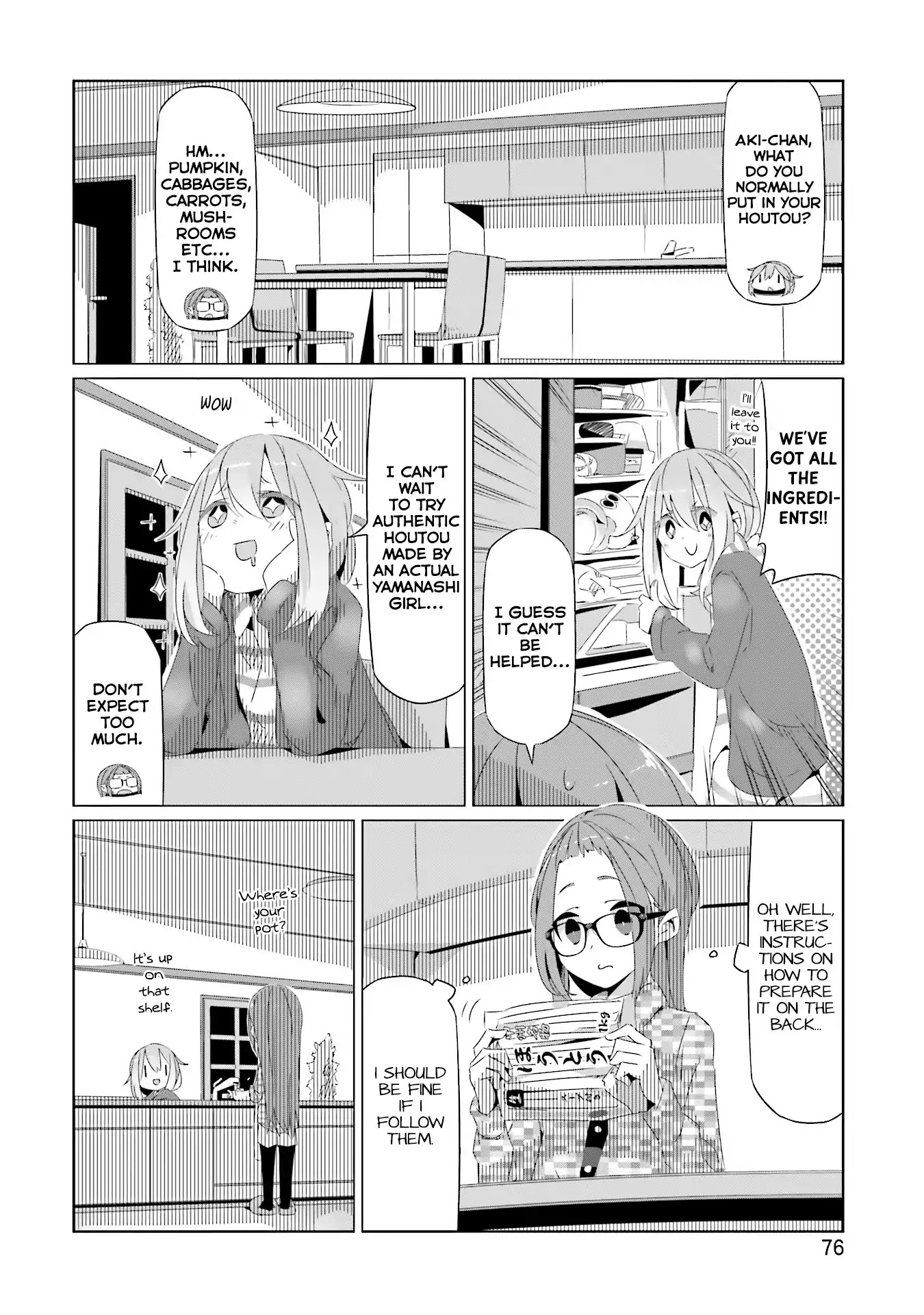 Yurucamp Chapter 16 page 14 - Chapter 16: Recommended! Nadeshiko Navi!