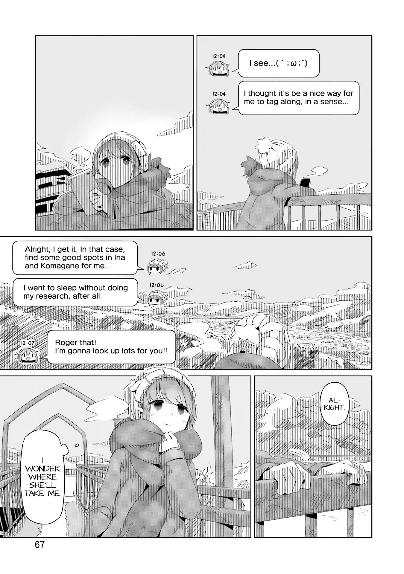 Yurucamp Chapter 16 page 5 - Chapter 16: Recommended! Nadeshiko Navi!