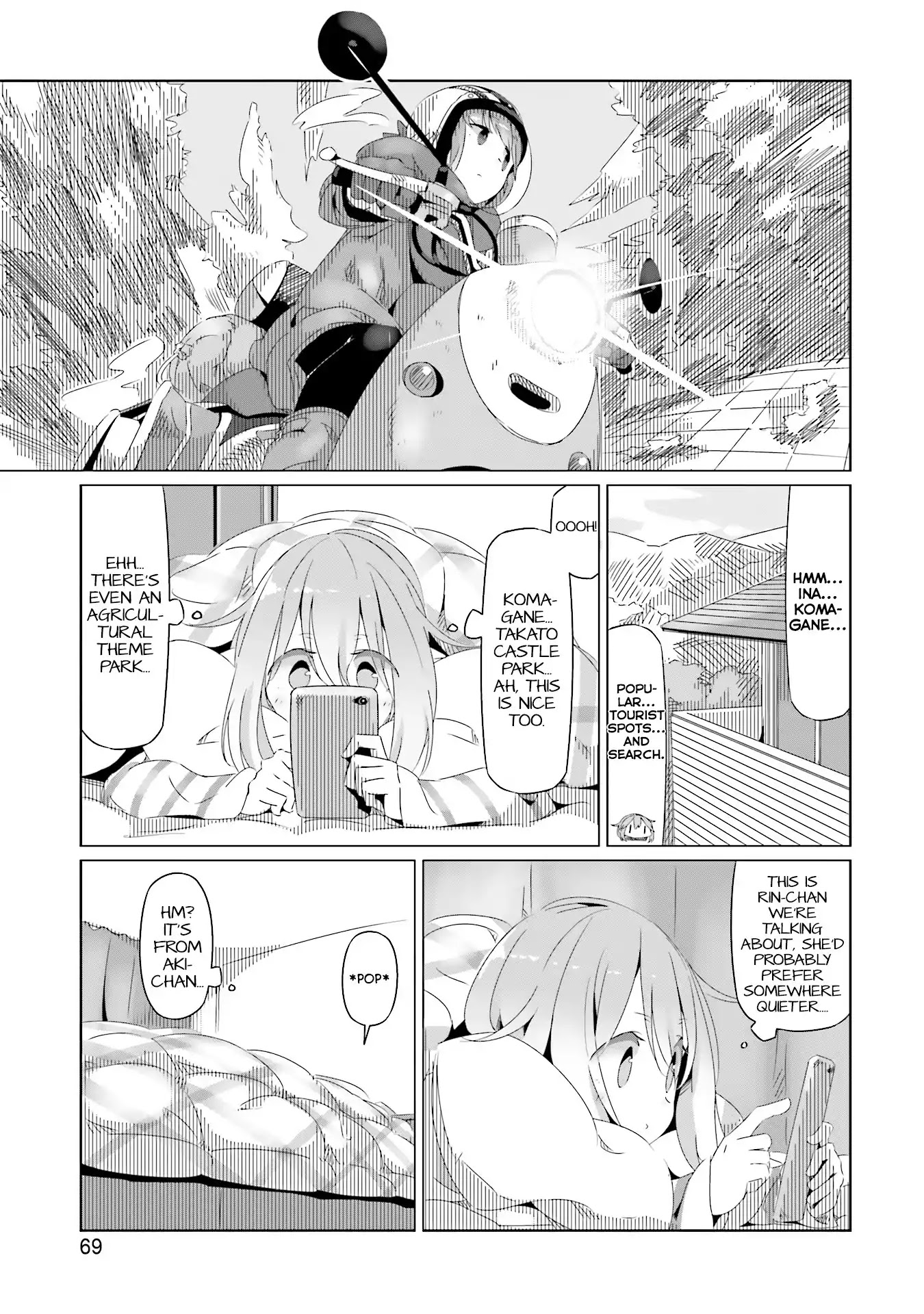 Yurucamp Chapter 16 page 7 - Chapter 16: Recommended! Nadeshiko Navi!
