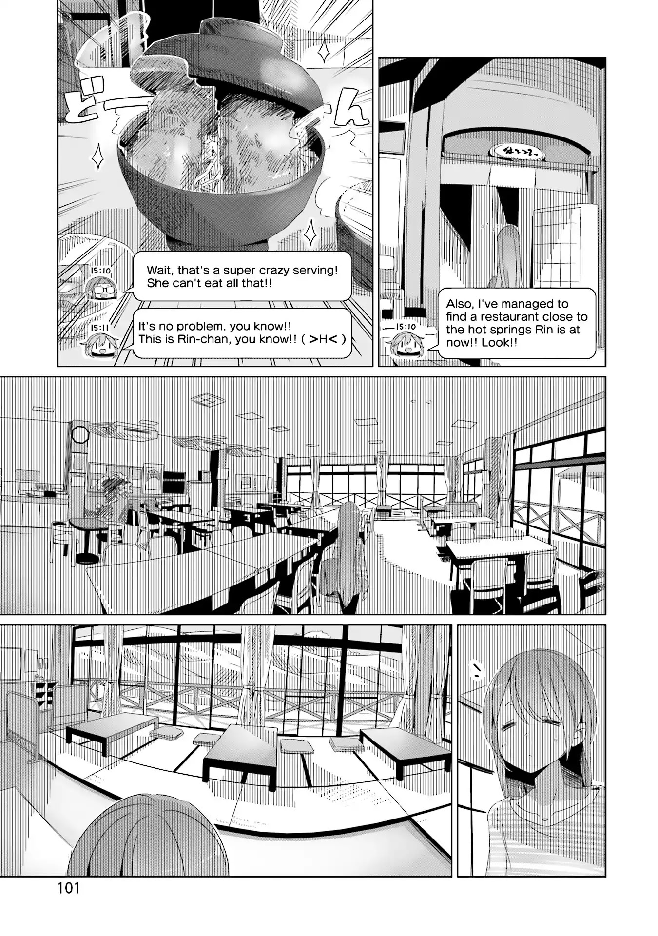 Yurucamp Chapter 17 page 10 - Chapter 17: Hayatarou and the Steamy Komagane Night
