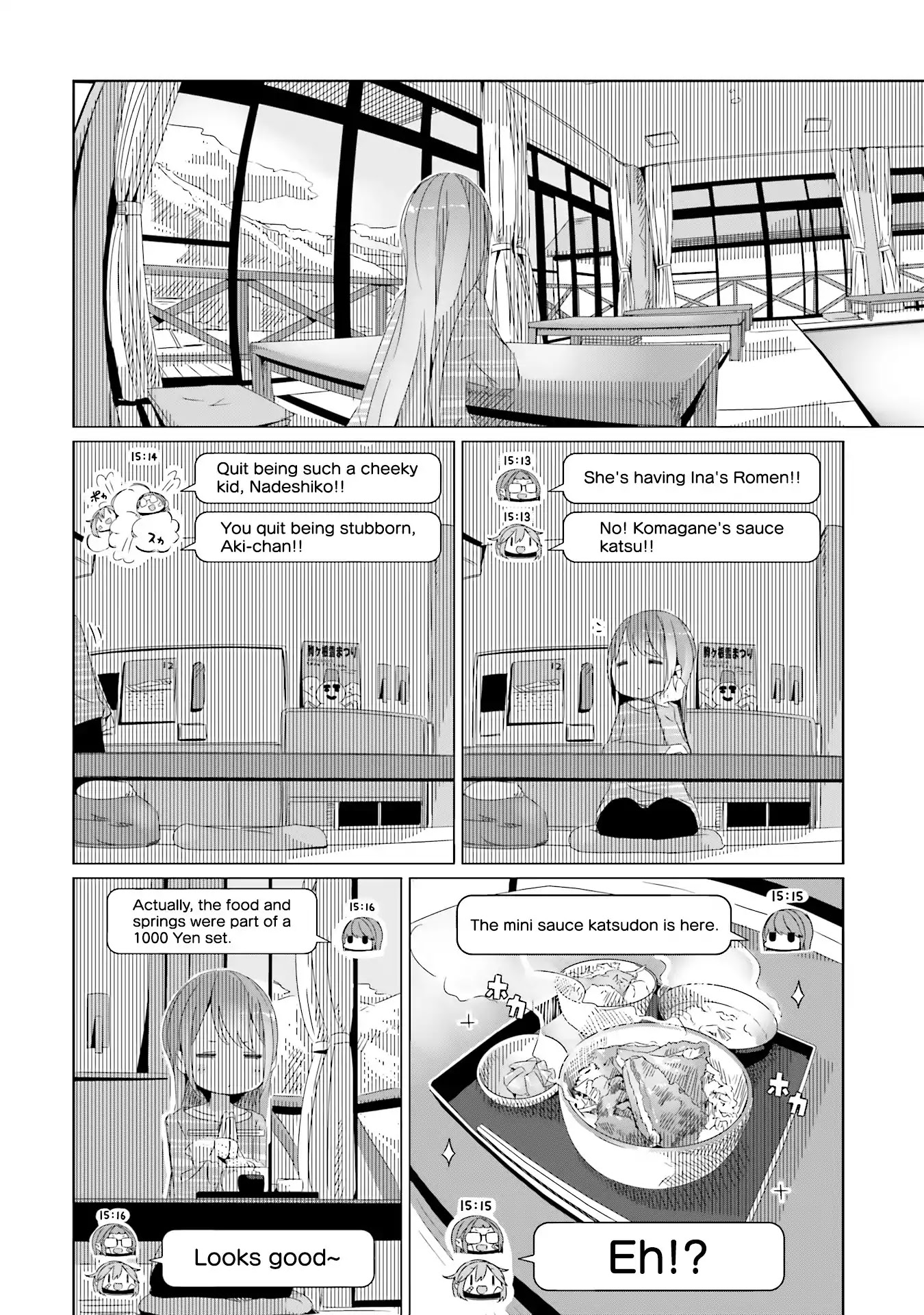 Yurucamp Chapter 17 page 11 - Chapter 17: Hayatarou and the Steamy Komagane Night