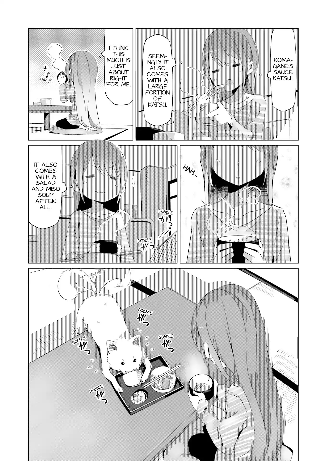 Yurucamp Chapter 17 page 14 - Chapter 17: Hayatarou and the Steamy Komagane Night