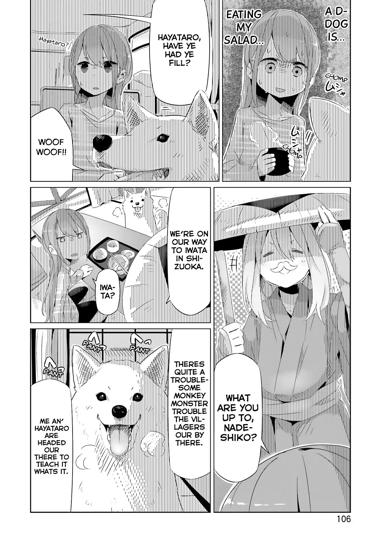 Yurucamp Chapter 17 page 15 - Chapter 17: Hayatarou and the Steamy Komagane Night
