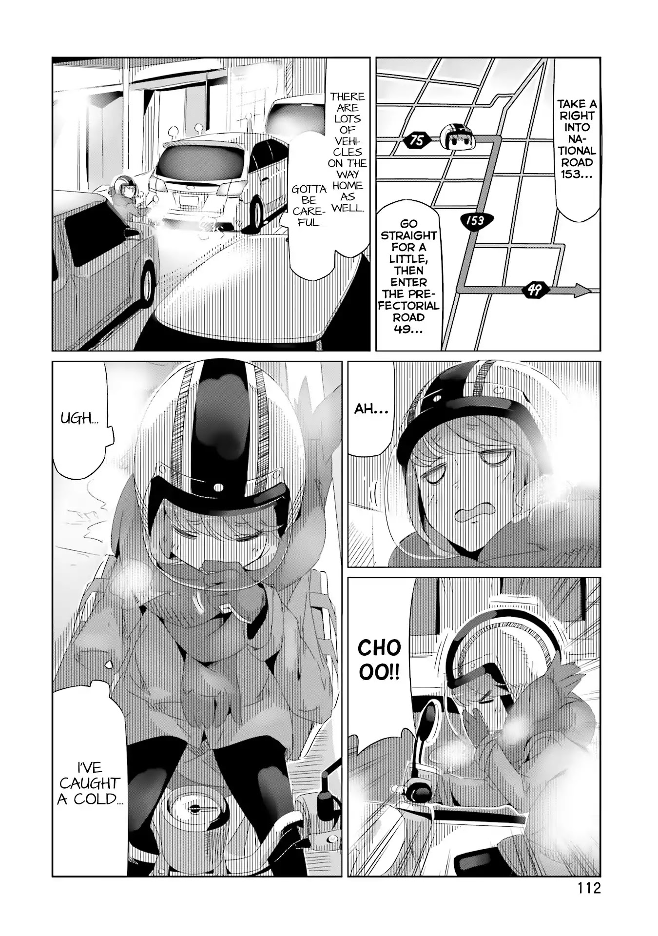 Yurucamp Chapter 17 page 21 - Chapter 17: Hayatarou and the Steamy Komagane Night