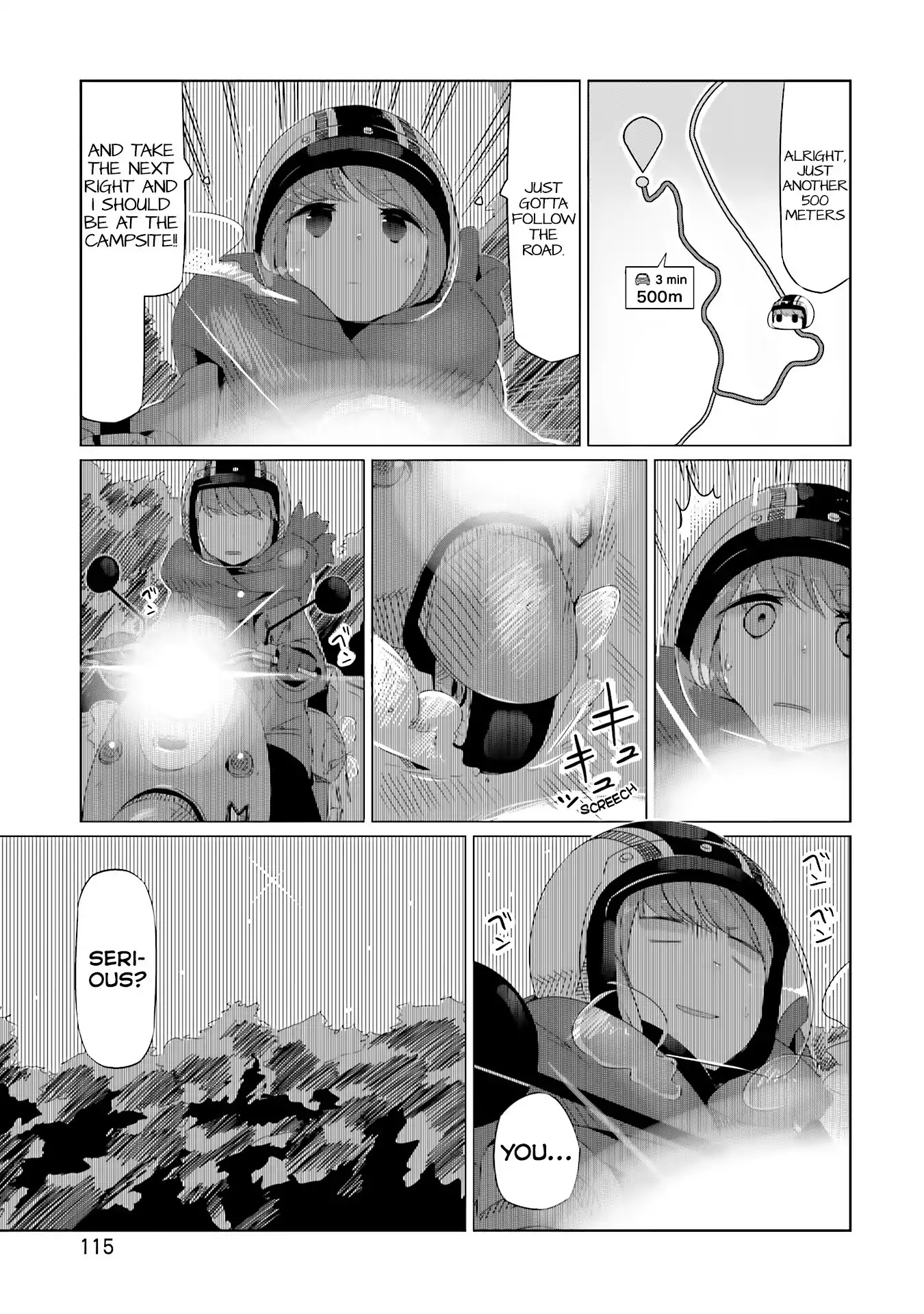 Yurucamp Chapter 17 page 24 - Chapter 17: Hayatarou and the Steamy Komagane Night