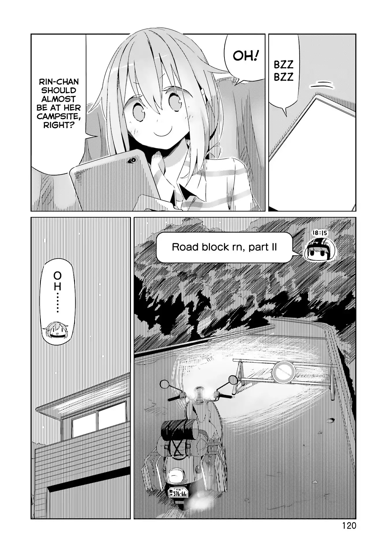 Yurucamp Chapter 17 page 29 - Chapter 17: Hayatarou and the Steamy Komagane Night