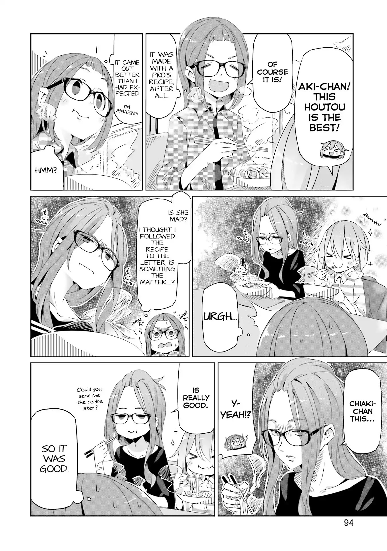Yurucamp Chapter 17 page 3 - Chapter 17: Hayatarou and the Steamy Komagane Night