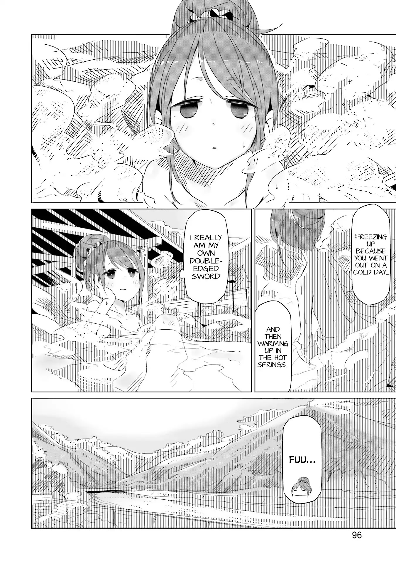 Yurucamp Chapter 17 page 5 - Chapter 17: Hayatarou and the Steamy Komagane Night