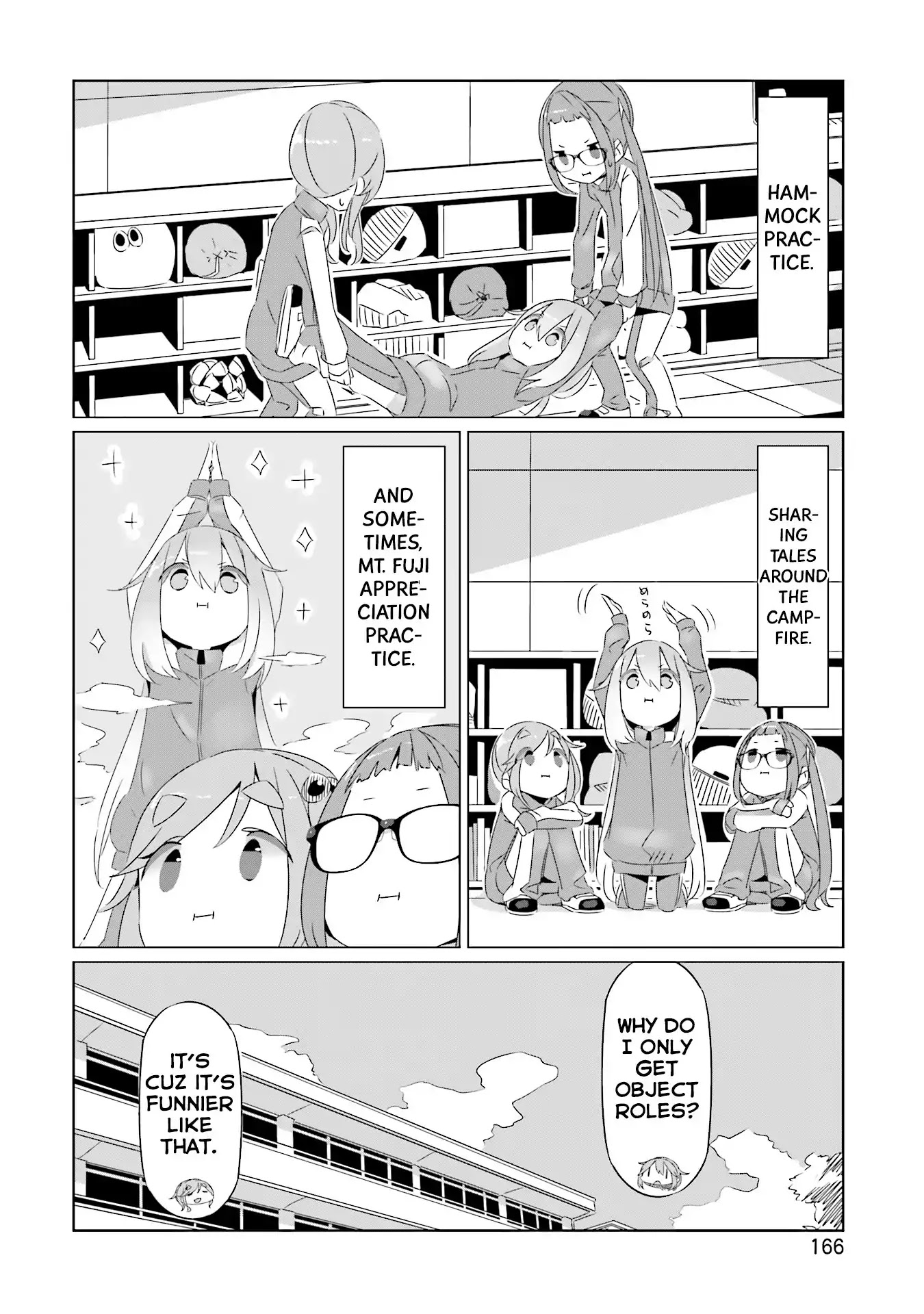 Yurucamp Chapter 18.5 page 16 - Vol.3 Side Stories: Room Camp