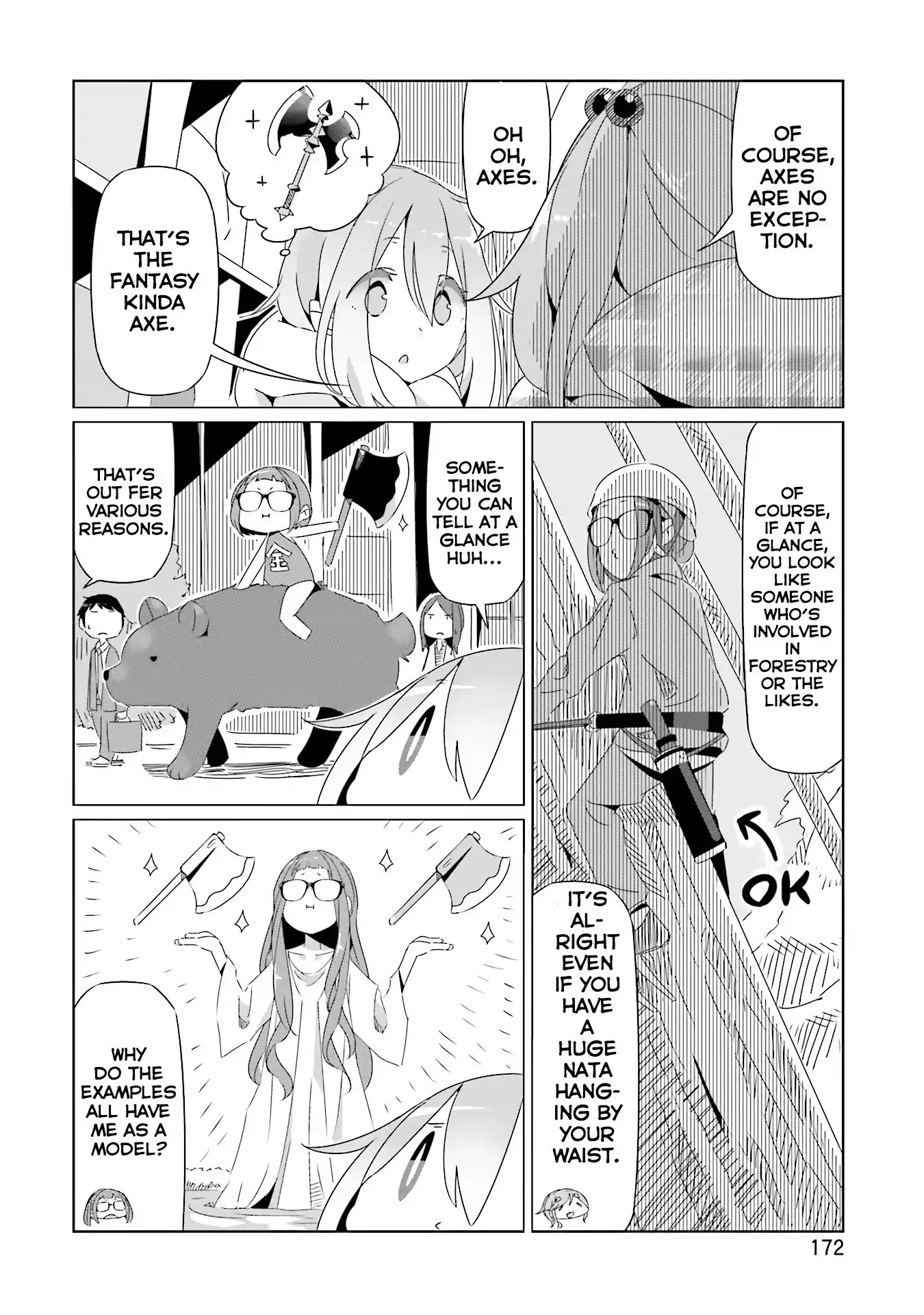 Yurucamp Chapter 18.5 page 22 - Vol.3 Side Stories: Room Camp