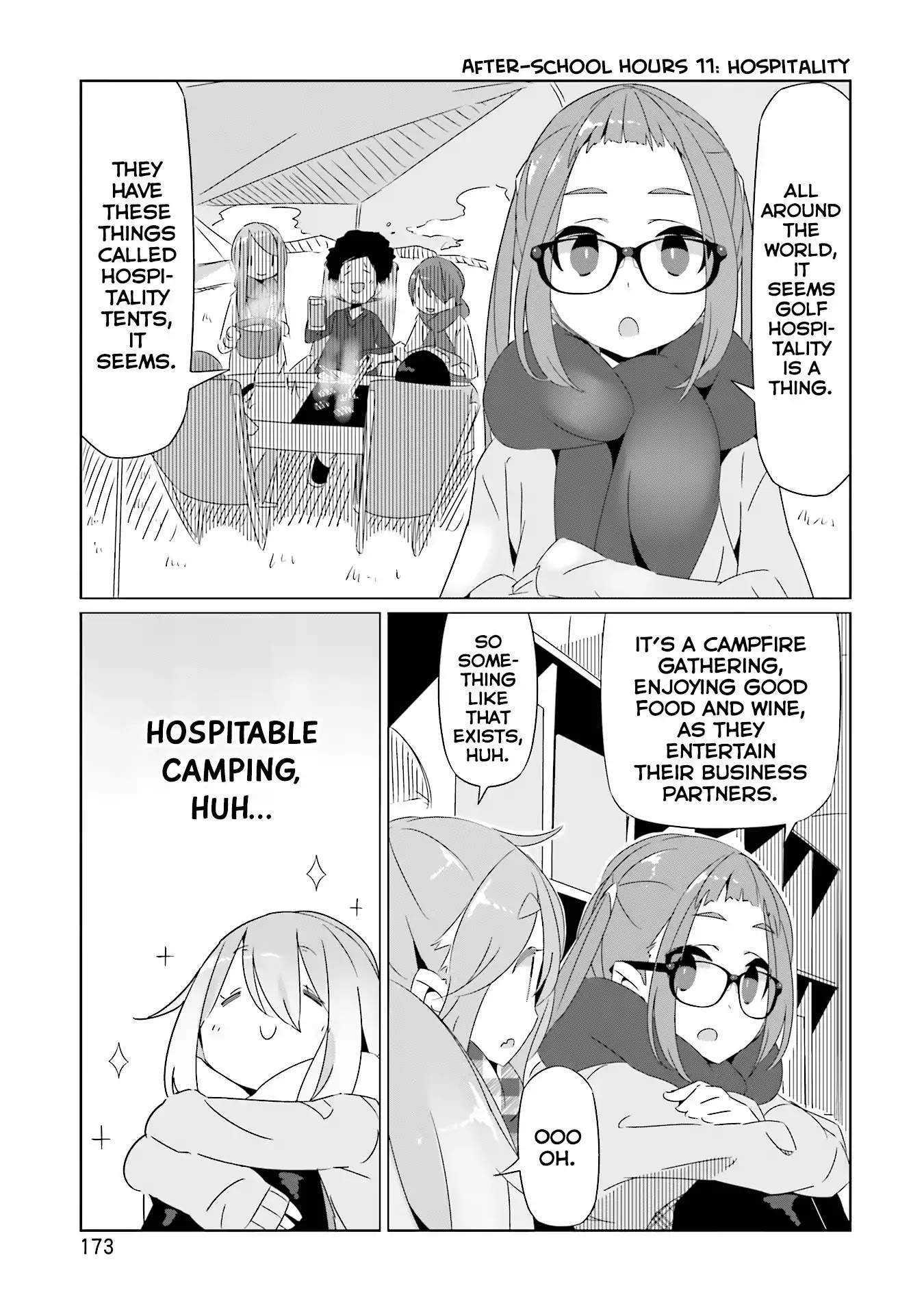 Yurucamp Chapter 18.5 page 23 - Vol.3 Side Stories: Room Camp