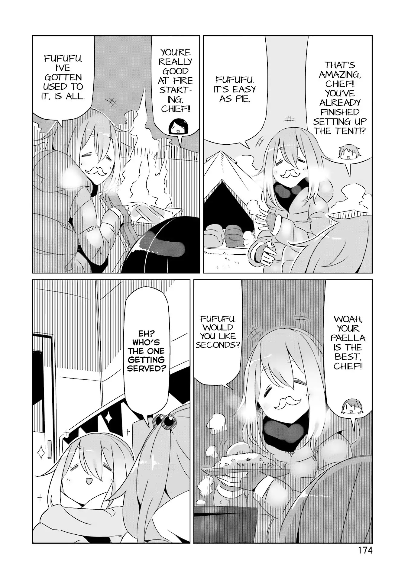 Yurucamp Chapter 18.5 page 24 - Vol.3 Side Stories: Room Camp
