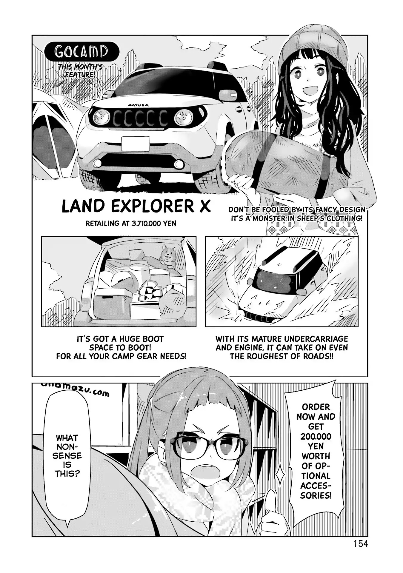 Yurucamp Chapter 18.5 page 4 - Vol.3 Side Stories: Room Camp