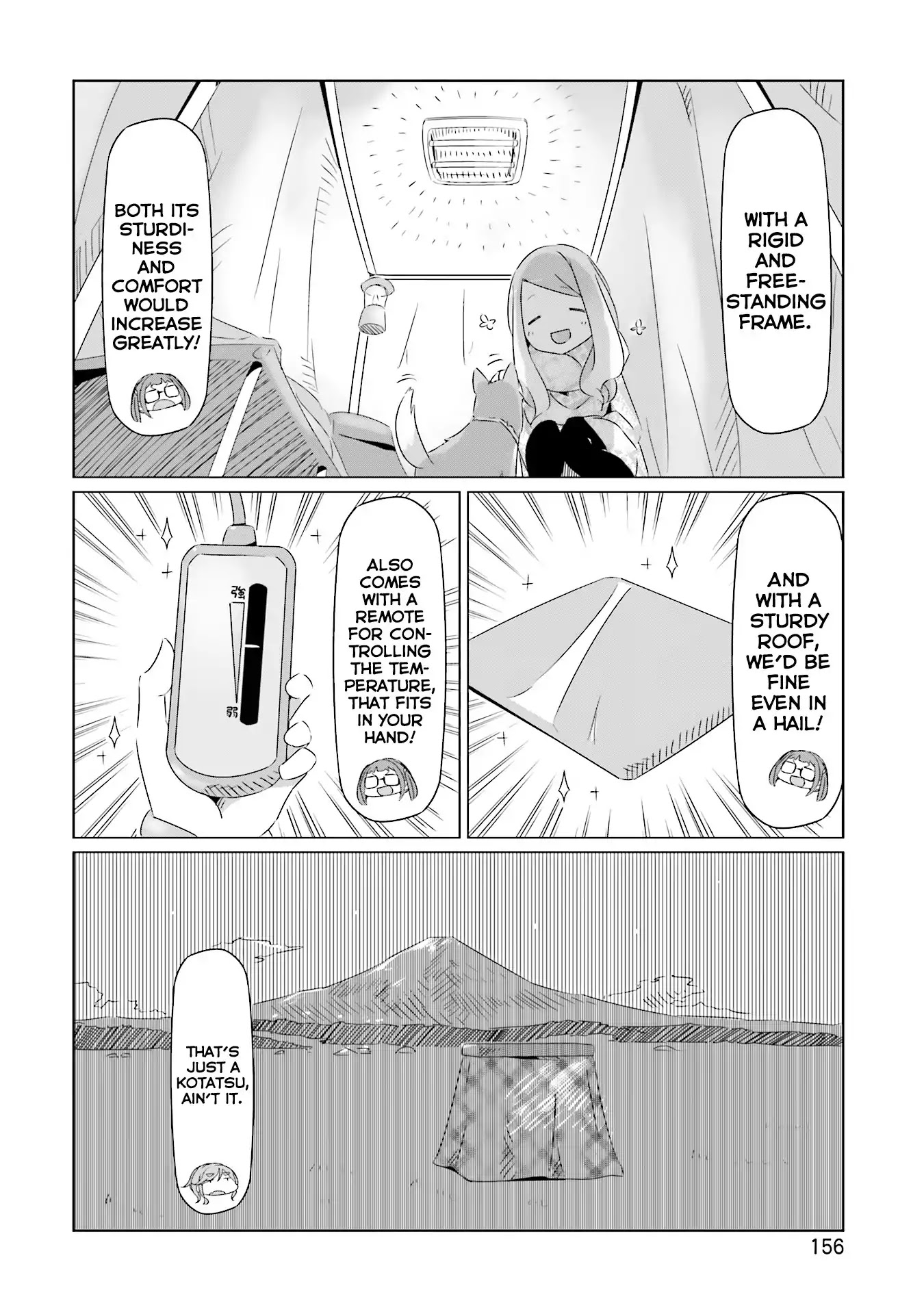Yurucamp Chapter 18.5 page 6 - Vol.3 Side Stories: Room Camp