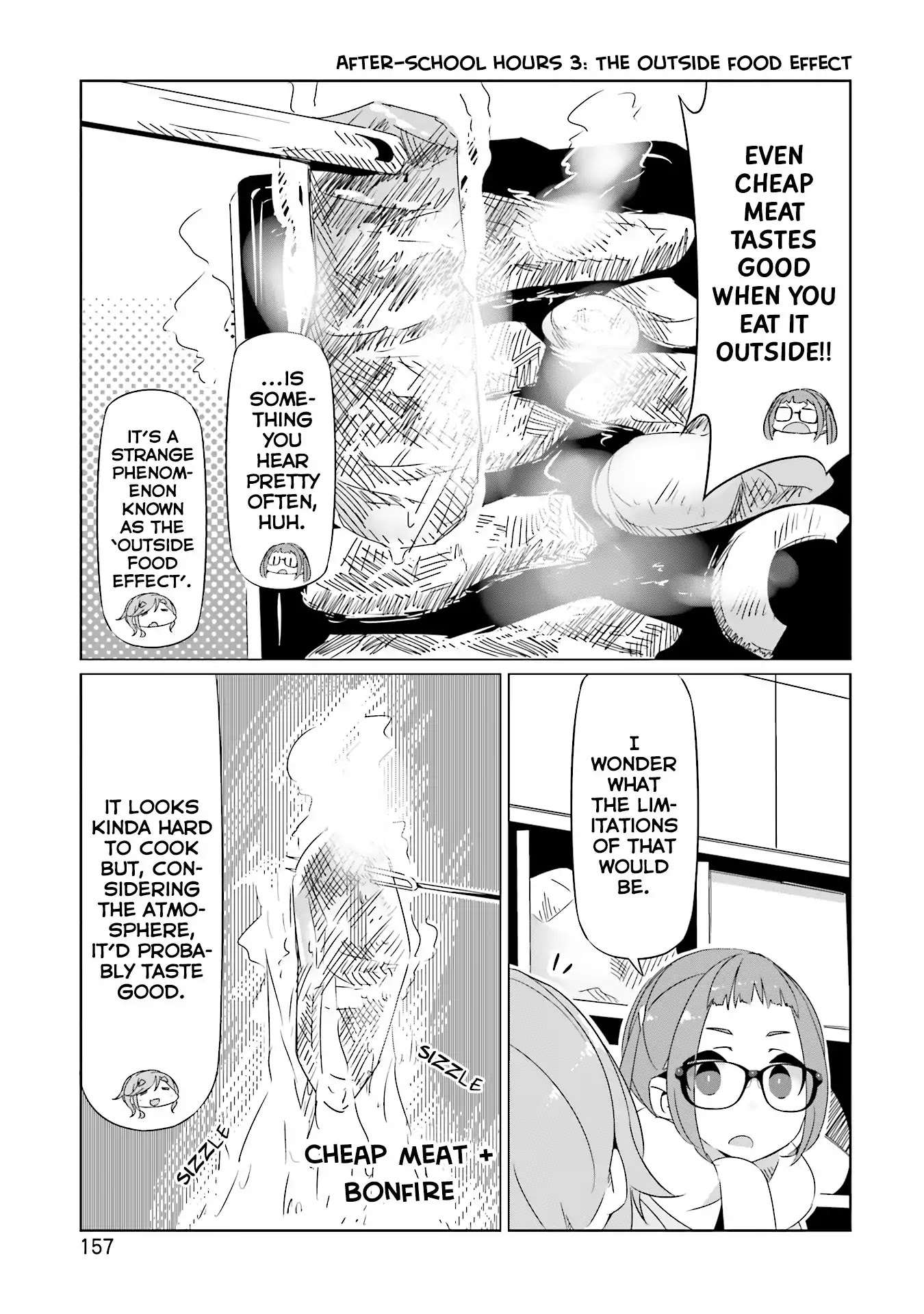 Yurucamp Chapter 18.5 page 7 - Vol.3 Side Stories: Room Camp