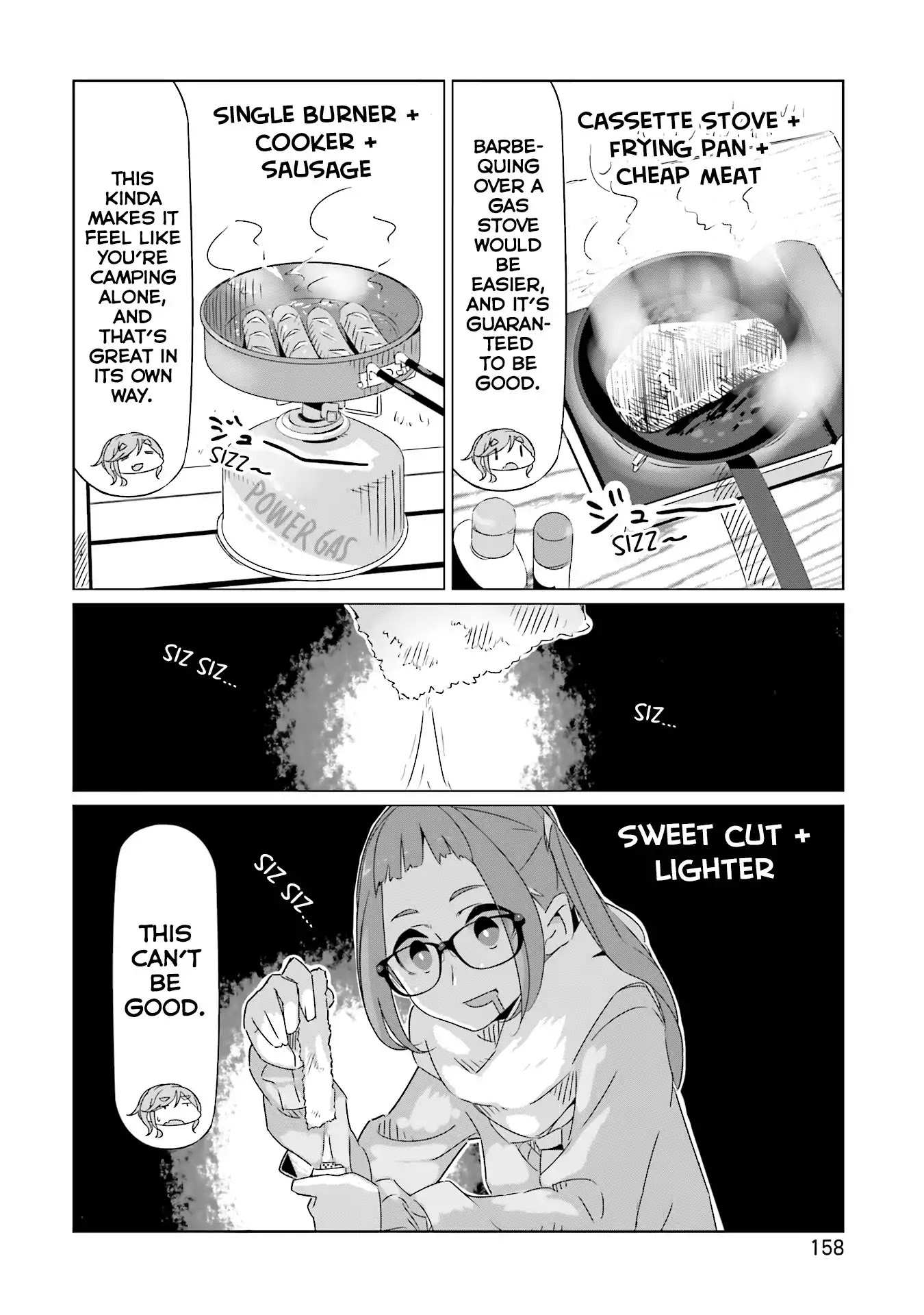 Yurucamp Chapter 18.5 page 8 - Vol.3 Side Stories: Room Camp