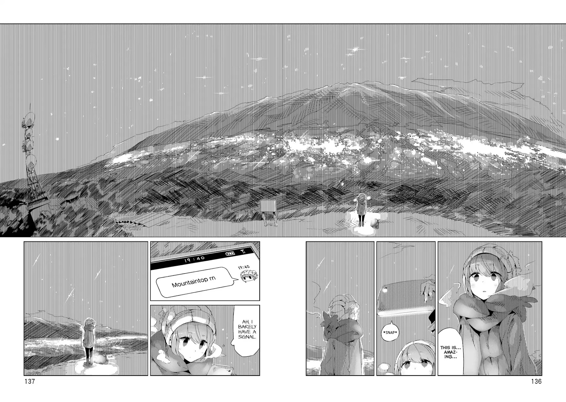 Yurucamp Chapter 18 page 15 - Chapter 18: Mountaintop