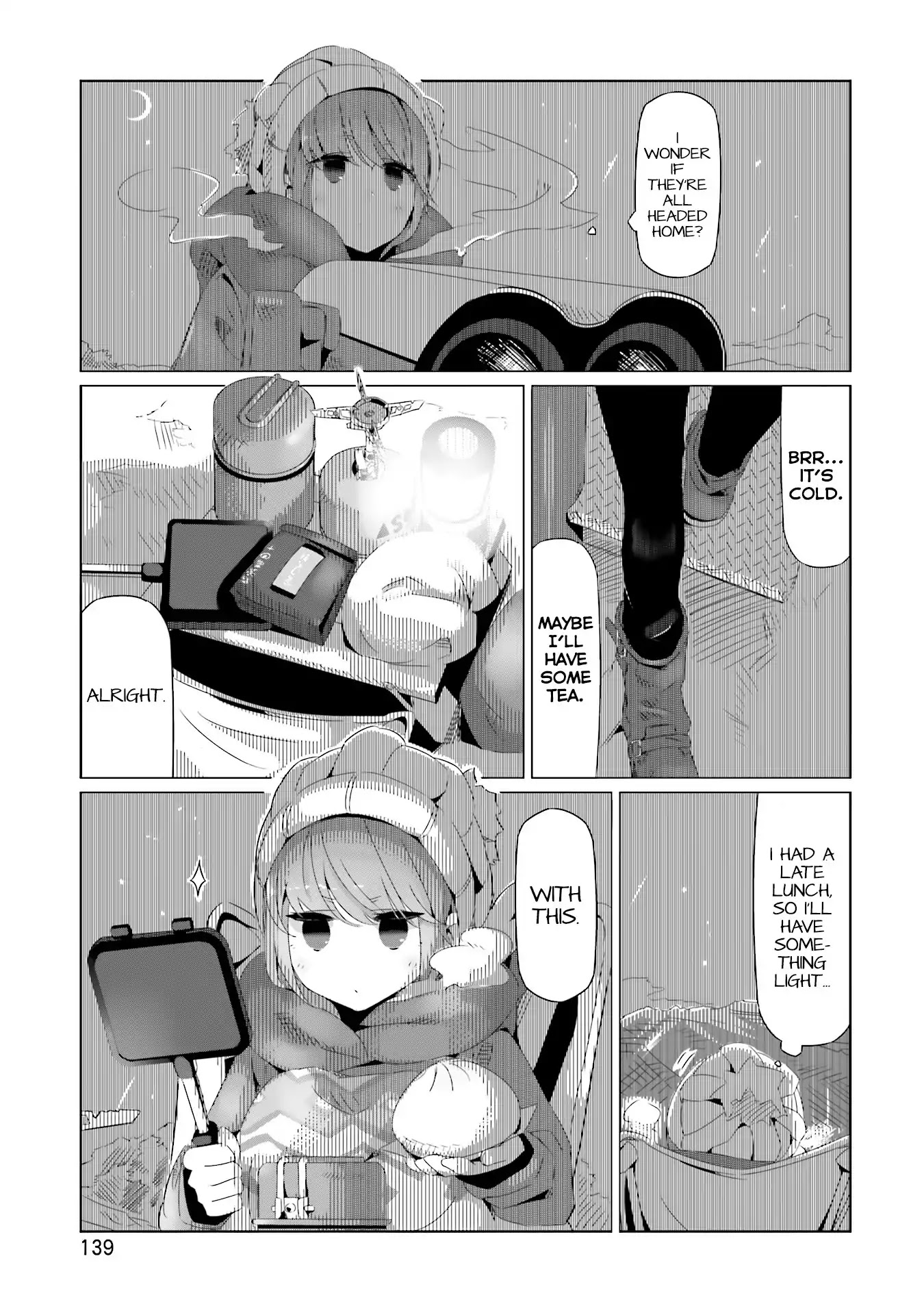 Yurucamp Chapter 18 page 17 - Chapter 18: Mountaintop