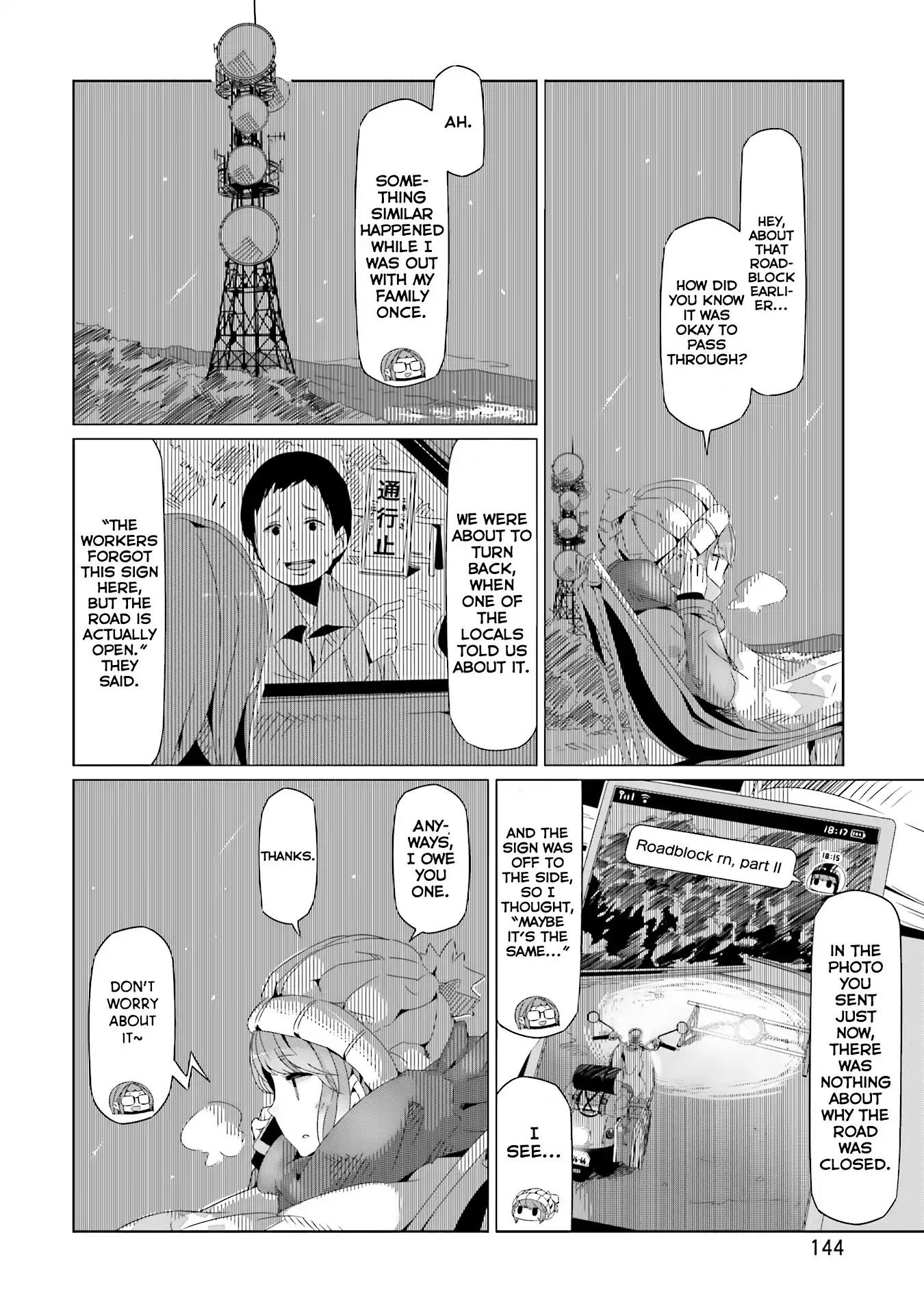 Yurucamp Chapter 18 page 22 - Chapter 18: Mountaintop