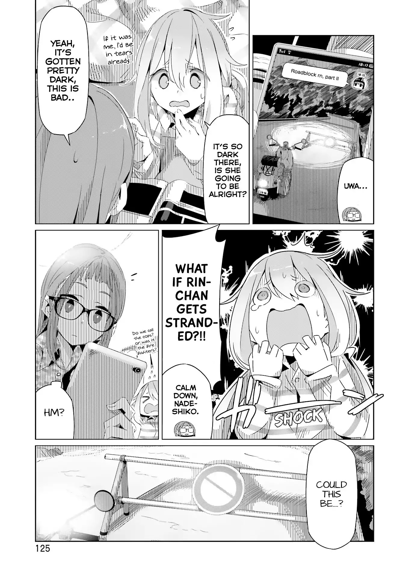 Yurucamp Chapter 18 page 4 - Chapter 18: Mountaintop