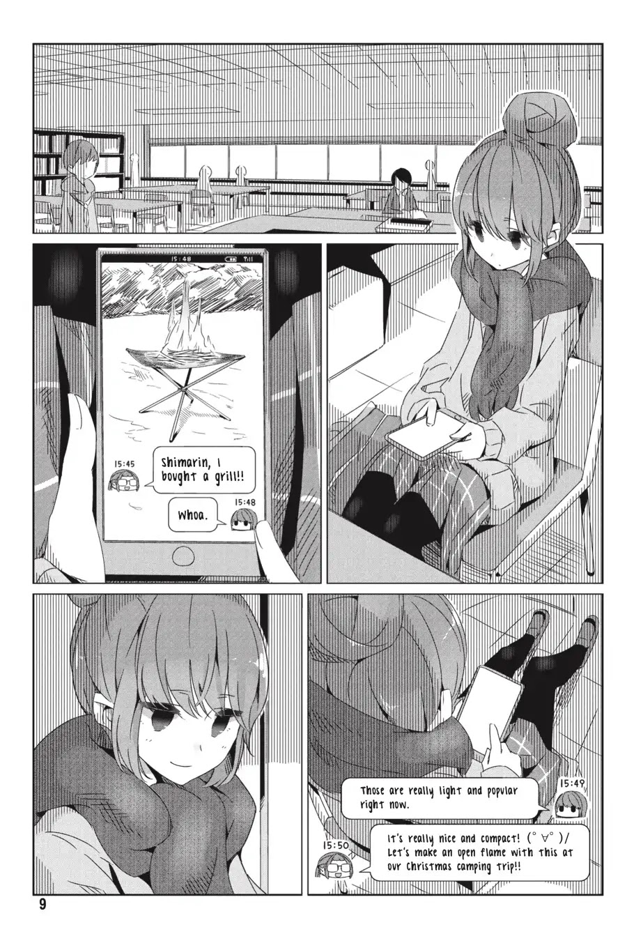 Yurucamp Chapter 19 page 10 - Chapter 19: The OEC's Christmas Camp Meeting
