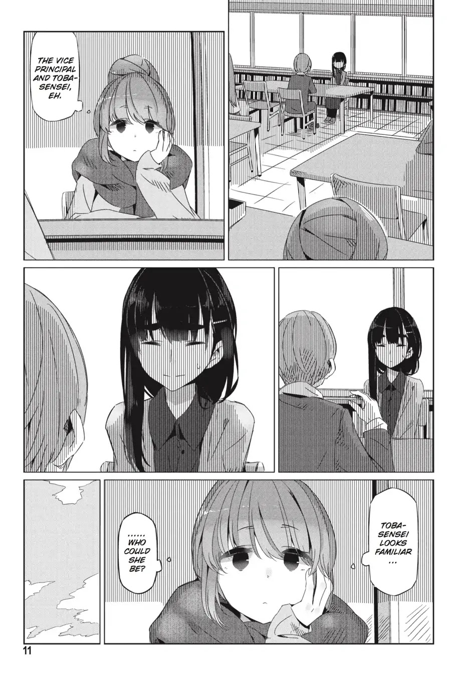 Yurucamp Chapter 19 page 12 - Chapter 19: The OEC's Christmas Camp Meeting