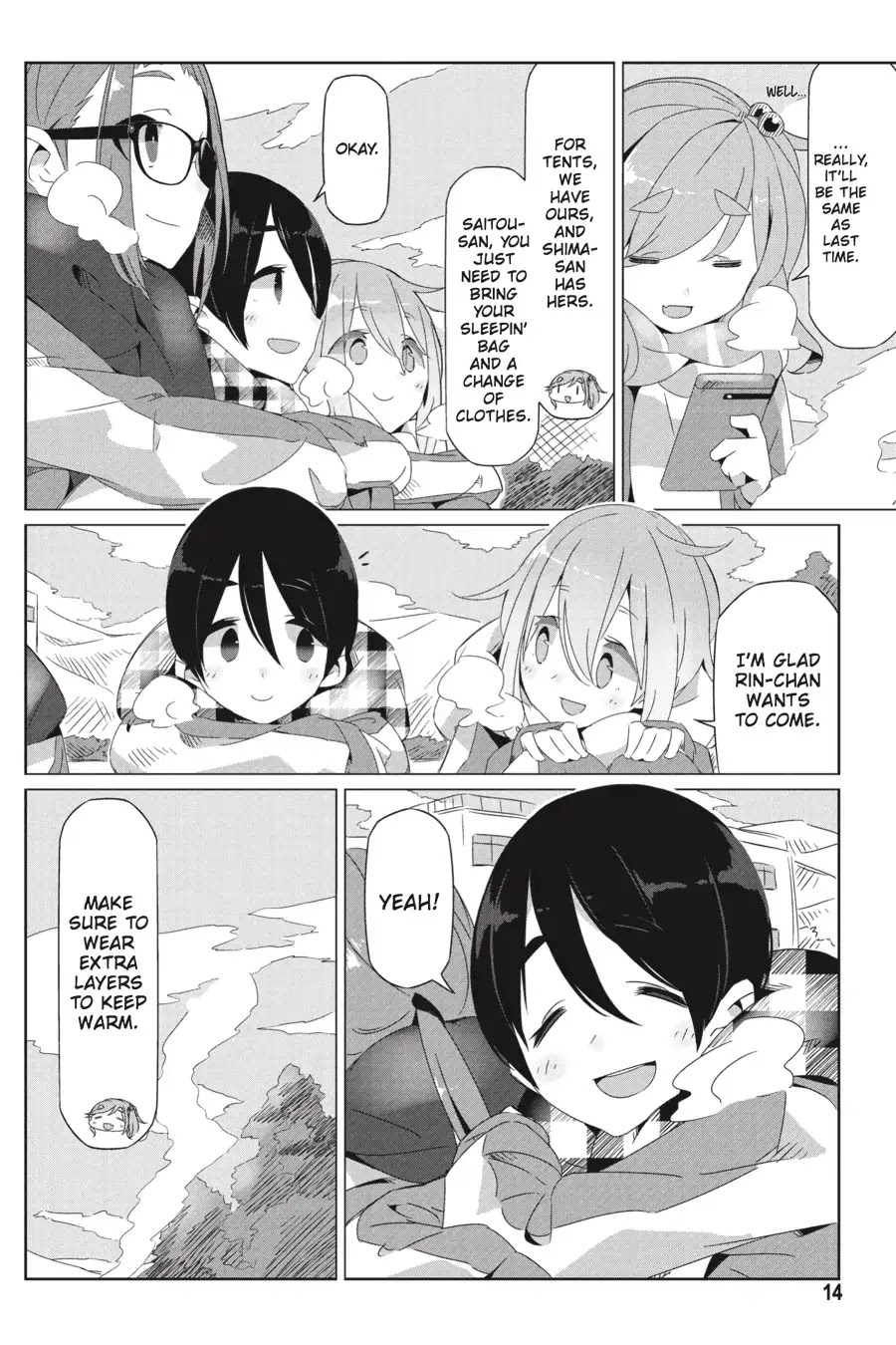 Yurucamp Chapter 19 page 15 - Chapter 19: The OEC's Christmas Camp Meeting
