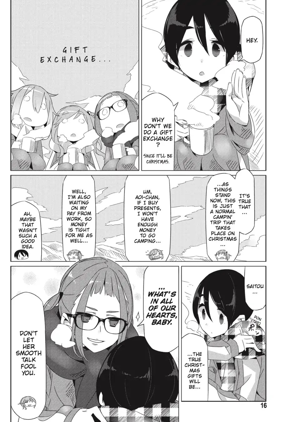 Yurucamp Chapter 19 page 17 - Chapter 19: The OEC's Christmas Camp Meeting