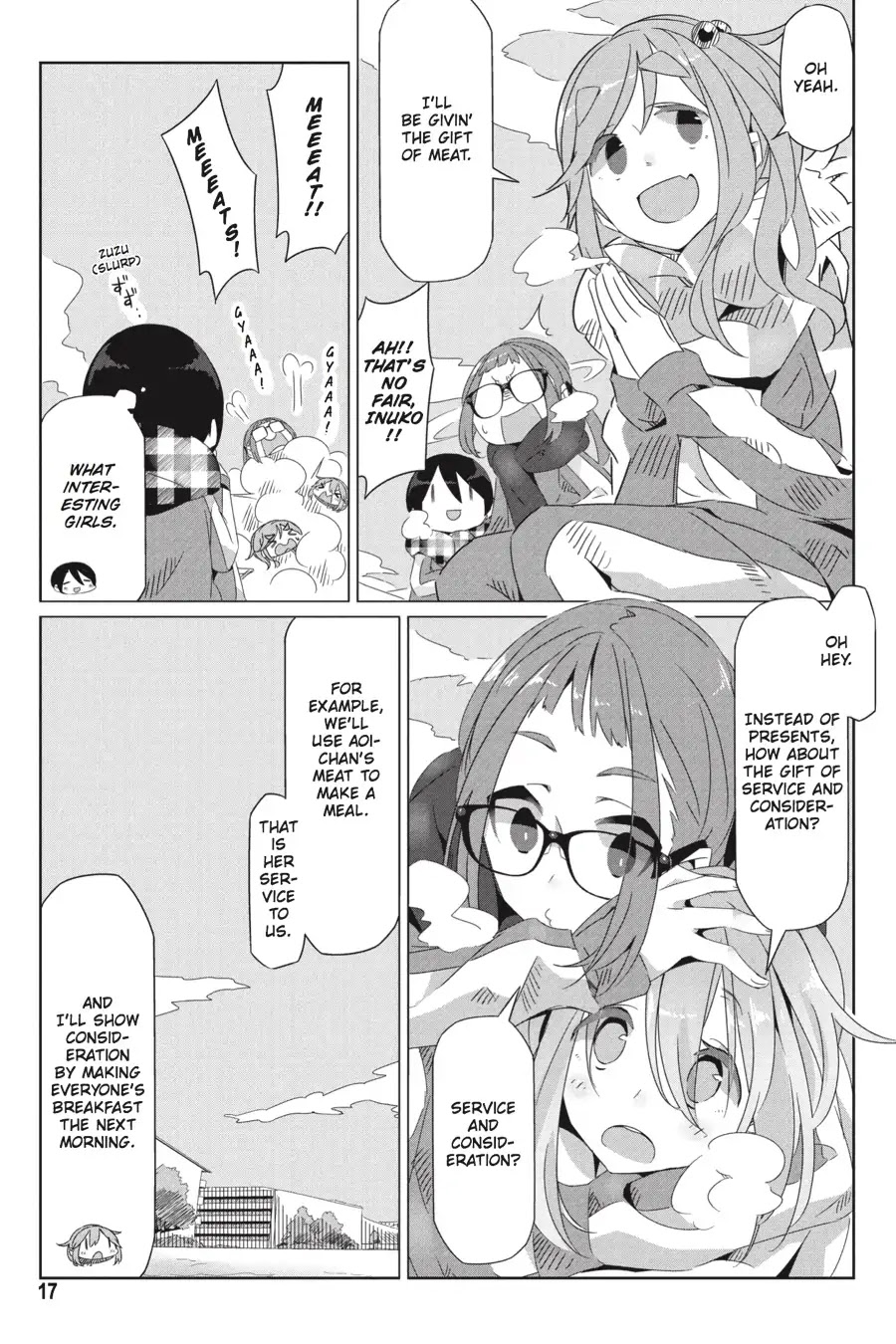 Yurucamp Chapter 19 page 18 - Chapter 19: The OEC's Christmas Camp Meeting