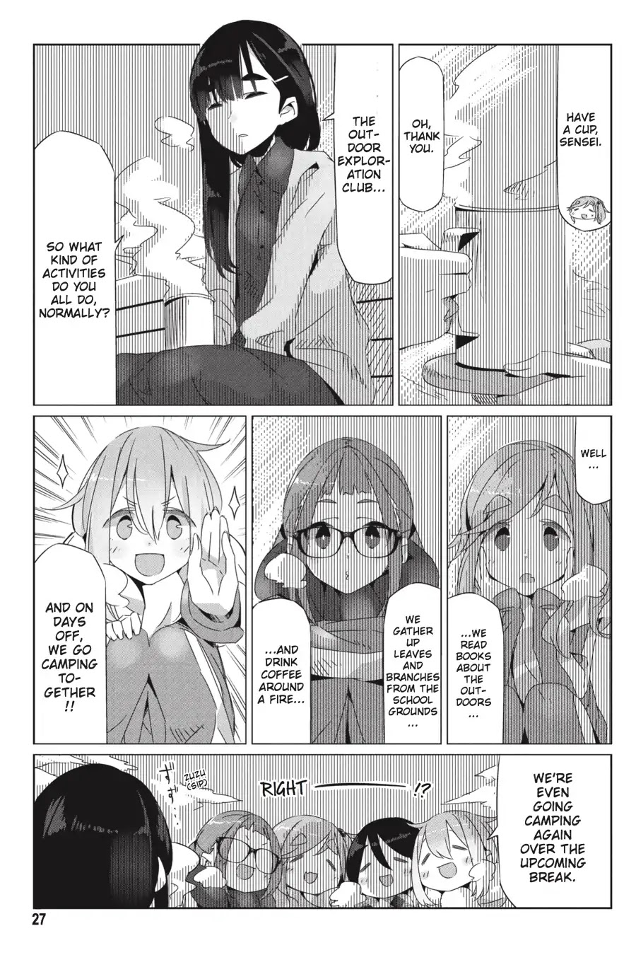 Yurucamp Chapter 19 page 28 - Chapter 19: The OEC's Christmas Camp Meeting