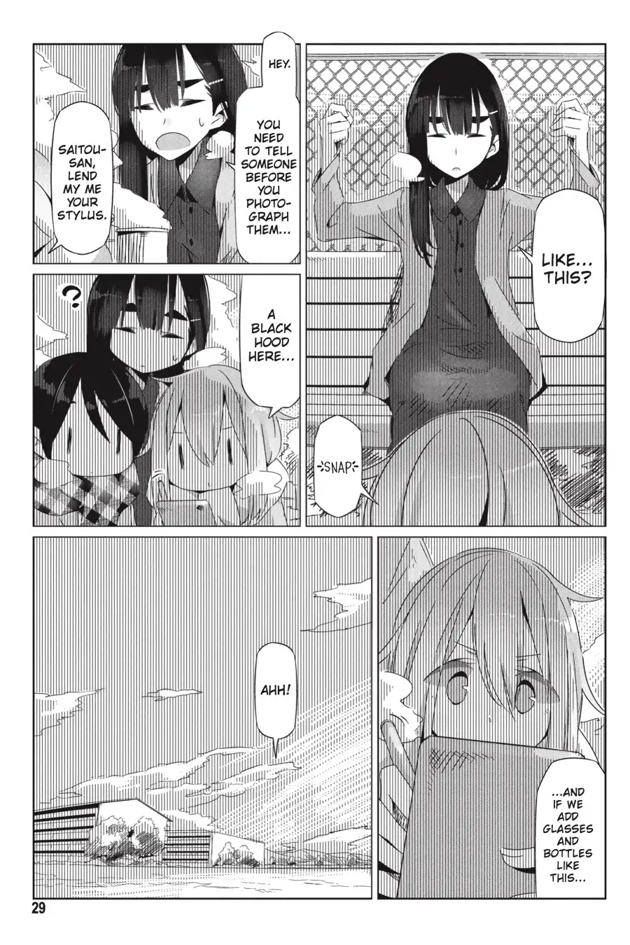 Yurucamp Chapter 19 page 30 - Chapter 19: The OEC's Christmas Camp Meeting
