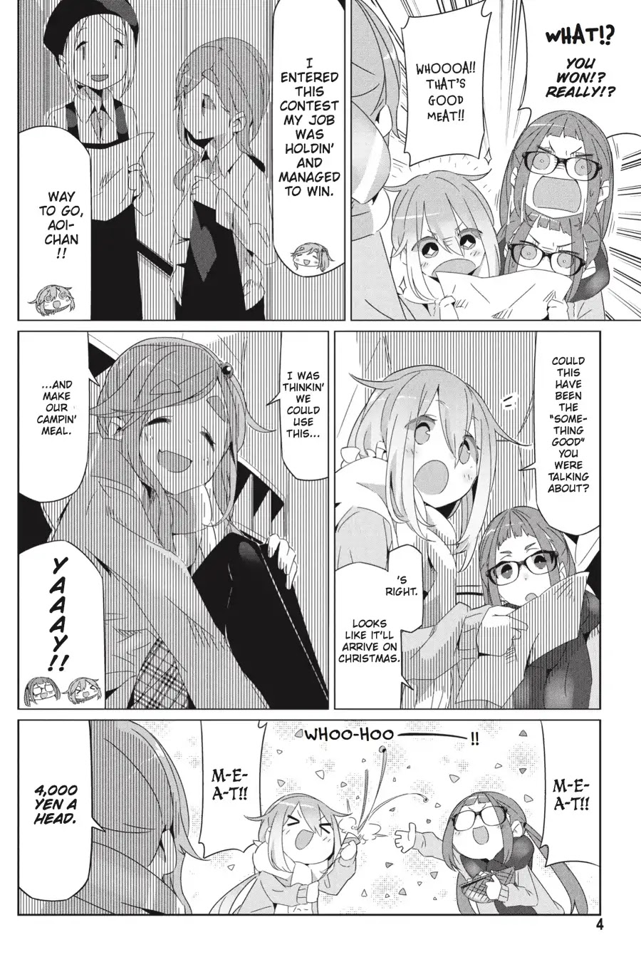 Yurucamp Chapter 19 page 5 - Chapter 19: The OEC's Christmas Camp Meeting