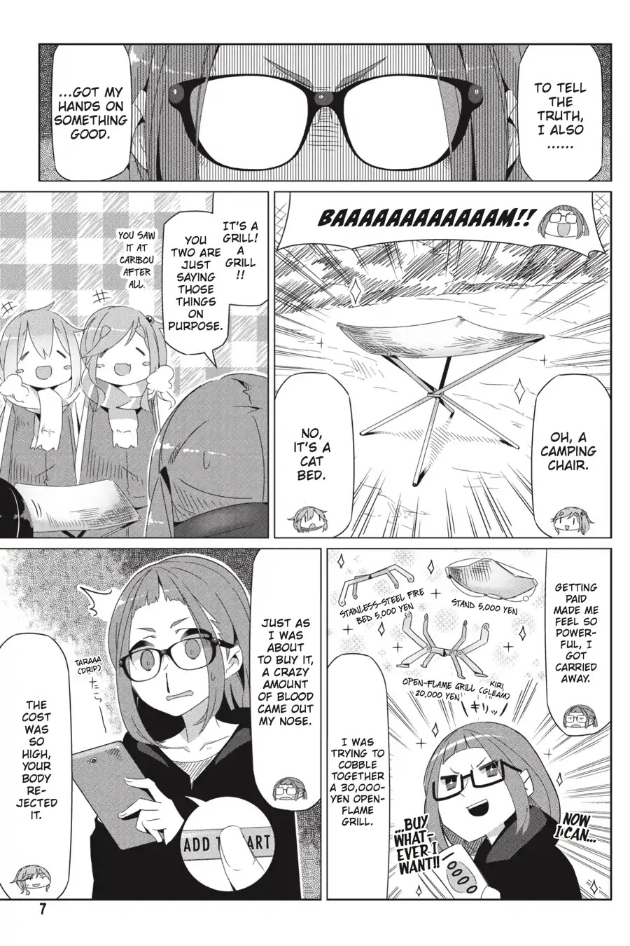 Yurucamp Chapter 19 page 8 - Chapter 19: The OEC's Christmas Camp Meeting