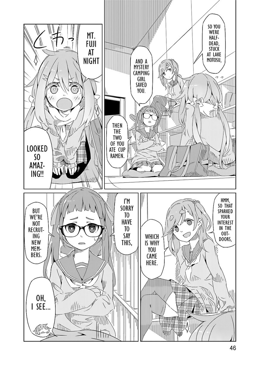 Yurucamp Chapter 2 page 10 - Chapter 2 : Welcome to the Outdoors Club!