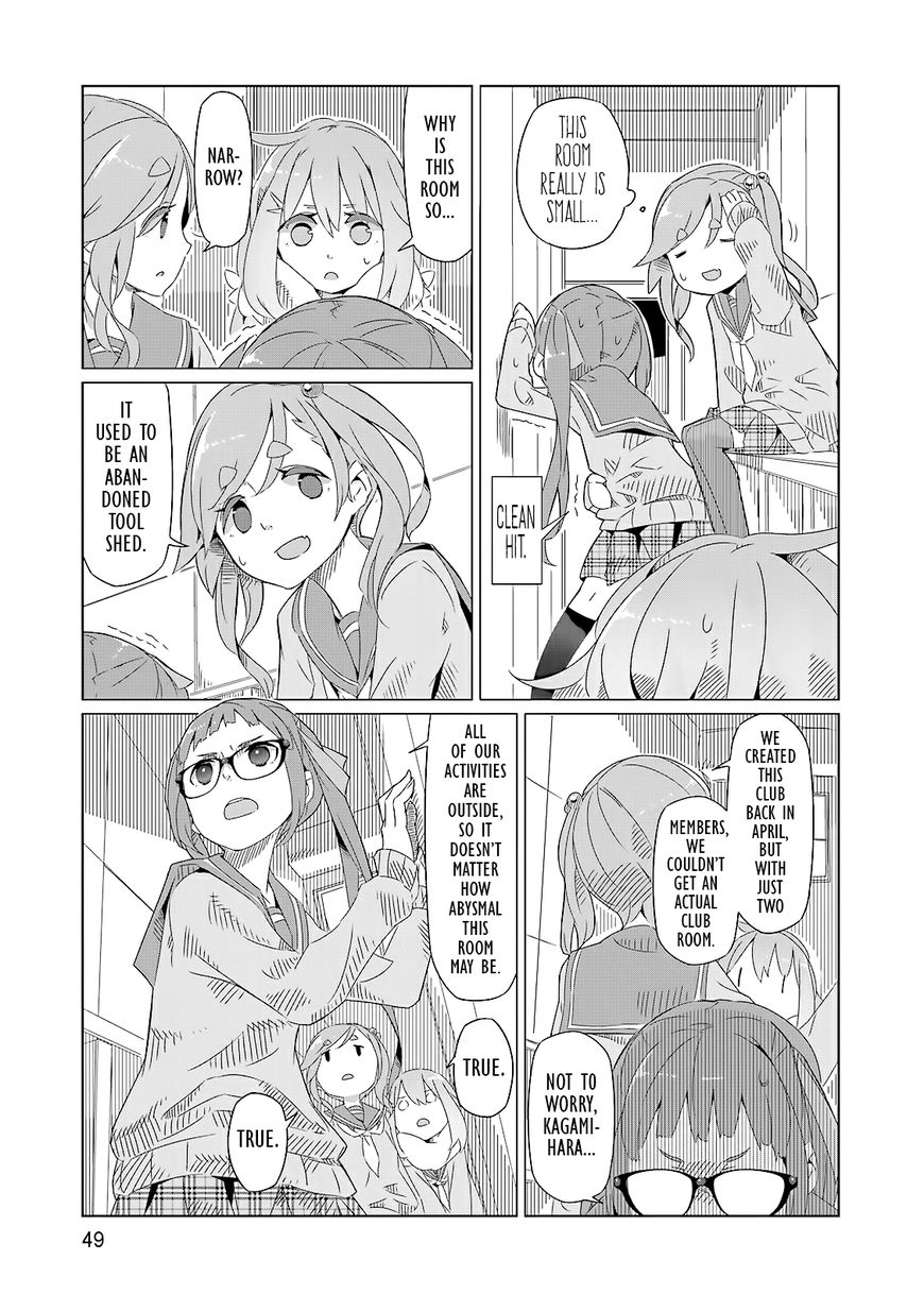 Yurucamp Chapter 2 page 13 - Chapter 2 : Welcome to the Outdoors Club!