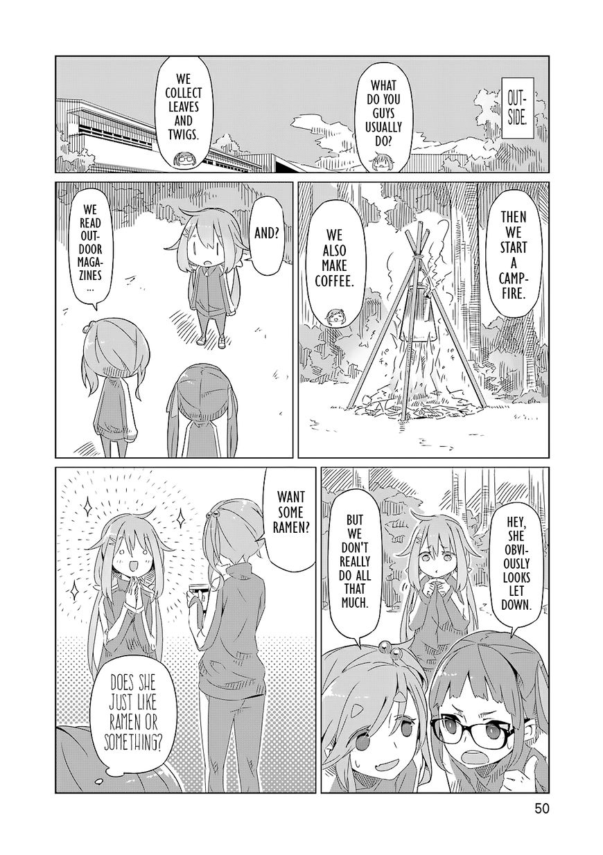 Yurucamp Chapter 2 page 14 - Chapter 2 : Welcome to the Outdoors Club!