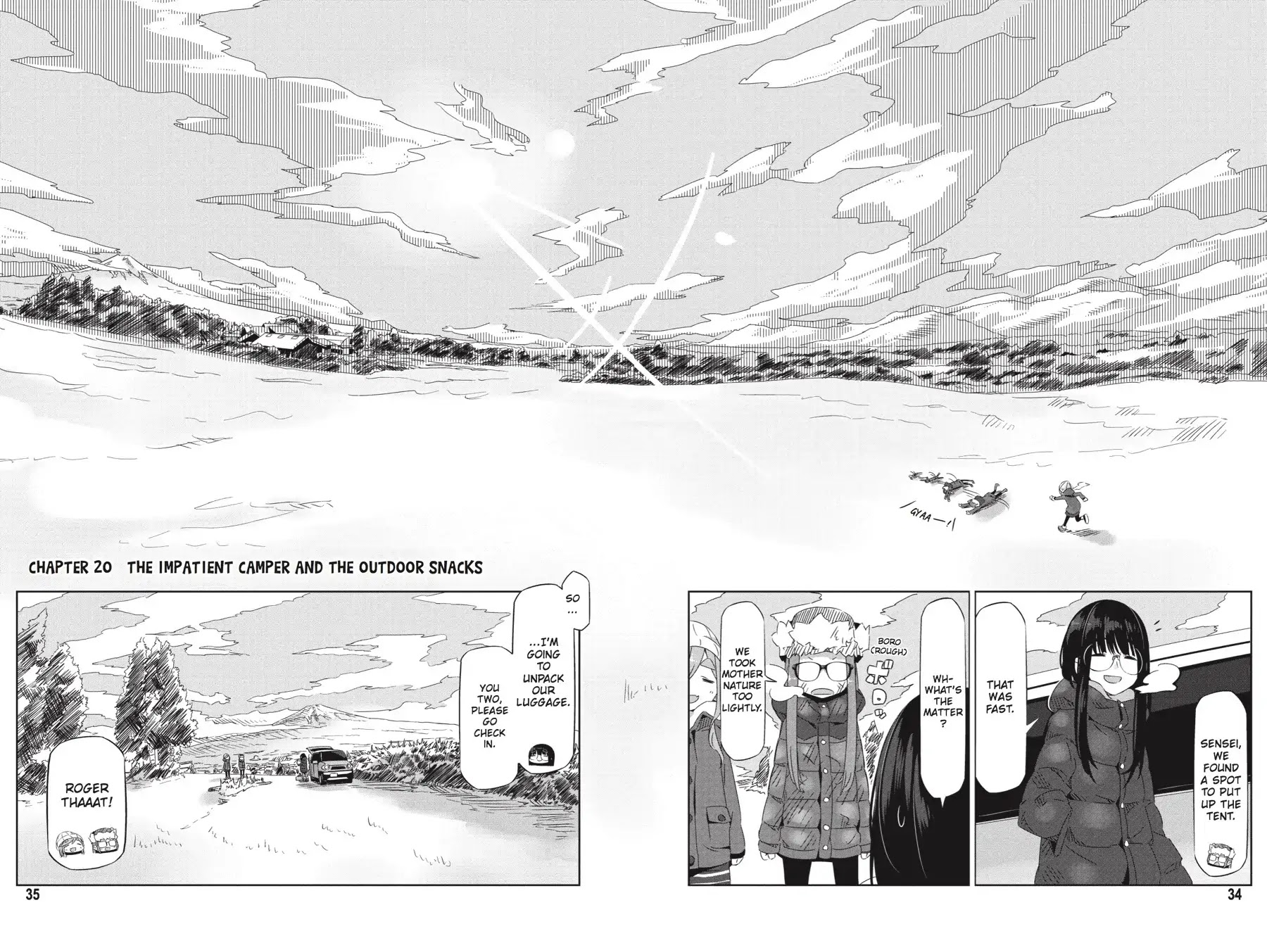 Yurucamp Chapter 20 page 2 - Chapter 20: The Impatient Camper and the Outdoor Snacks