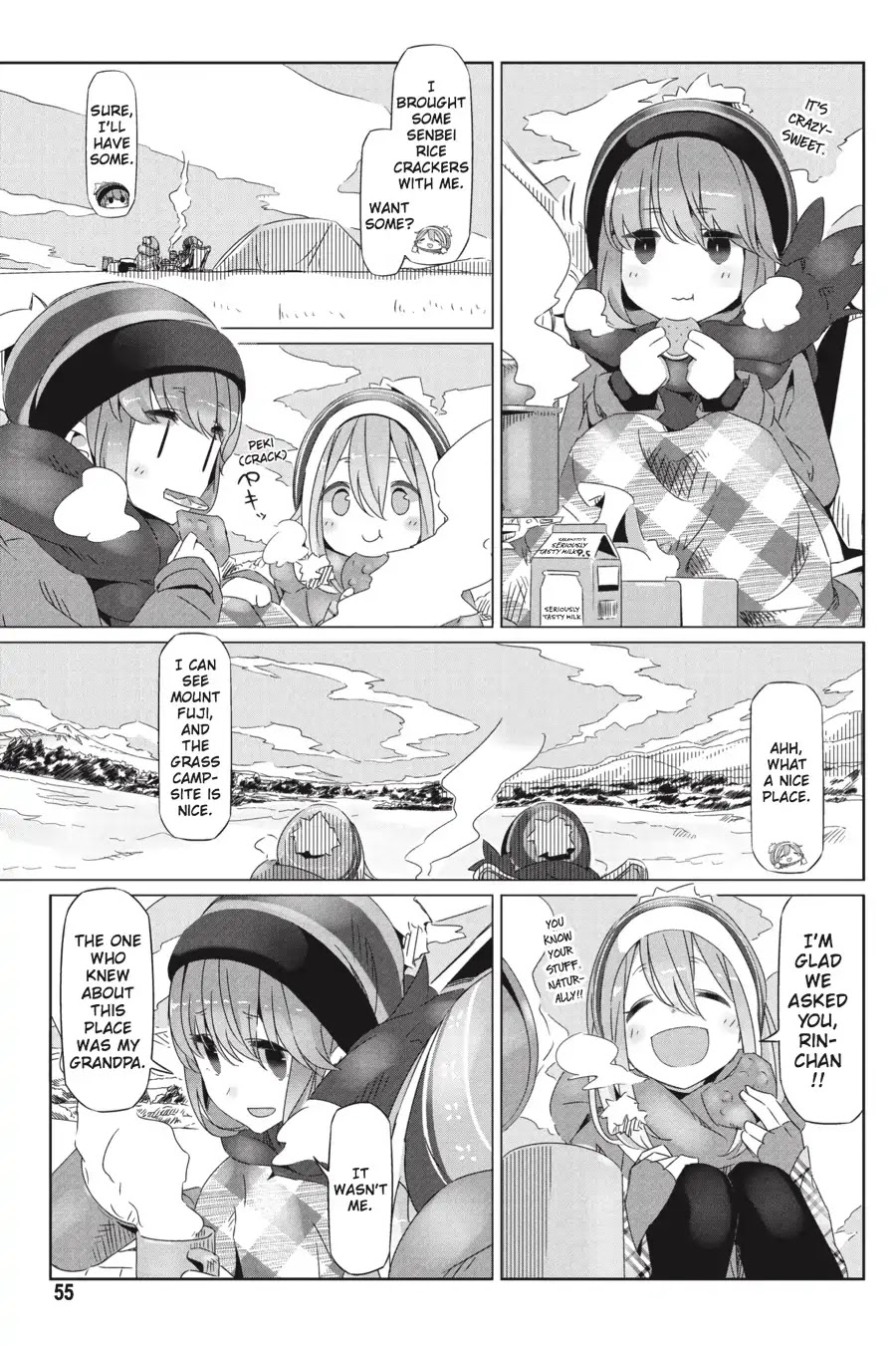 Yurucamp Chapter 20 page 22 - Chapter 20: The Impatient Camper and the Outdoor Snacks