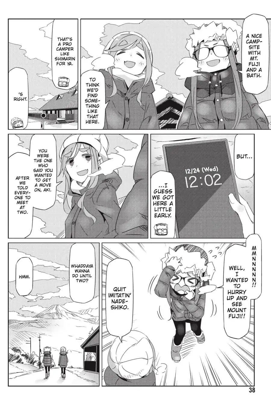 Yurucamp Chapter 20 page 5 - Chapter 20: The Impatient Camper and the Outdoor Snacks