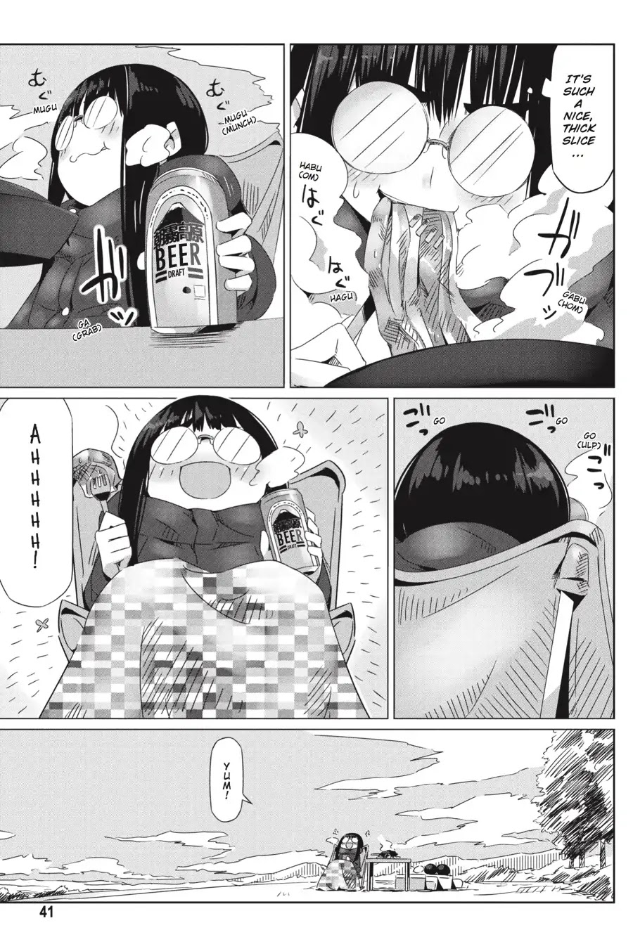 Yurucamp Chapter 20 page 8 - Chapter 20: The Impatient Camper and the Outdoor Snacks