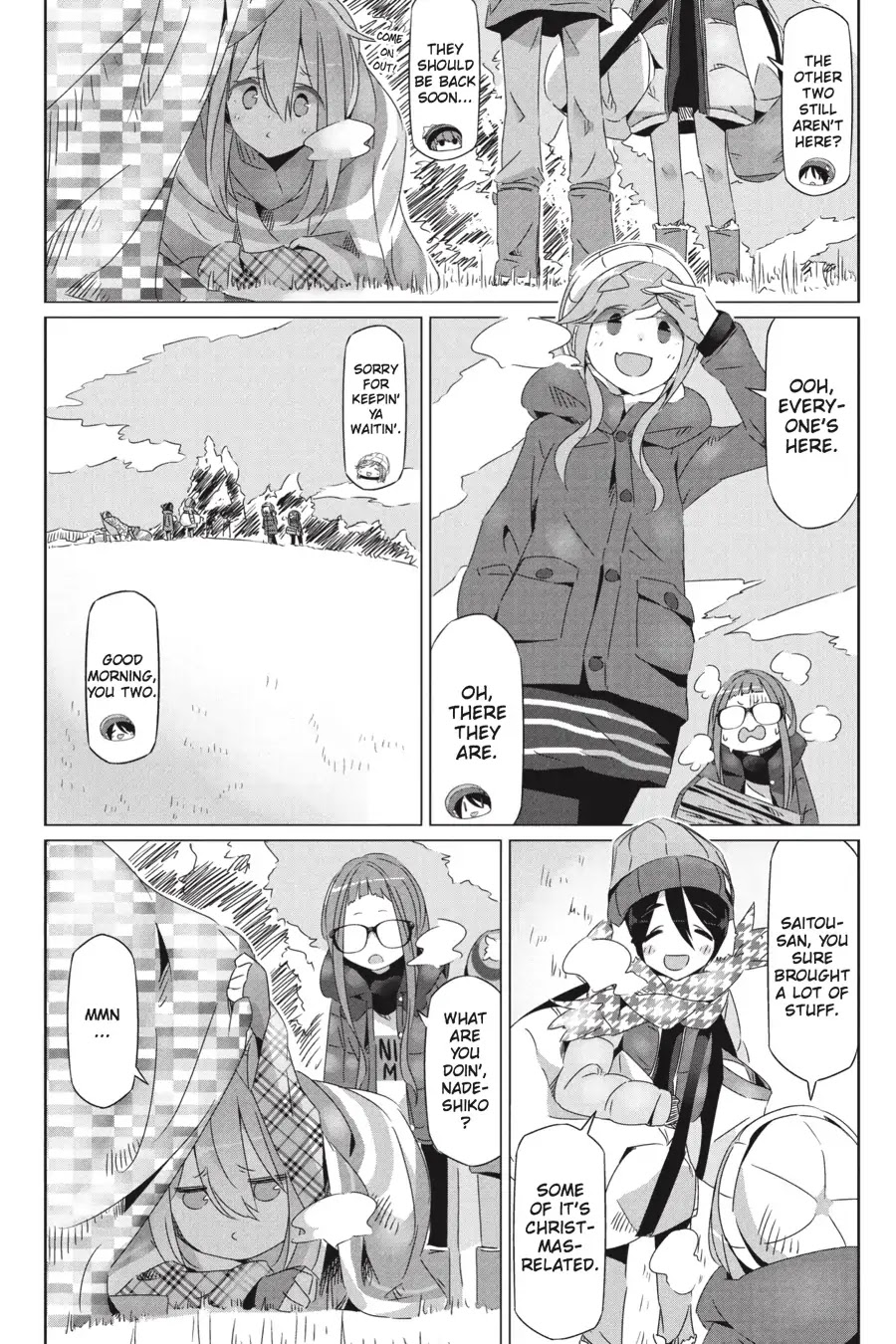 Yurucamp Chapter 21 page 10 - Chapter 21: Christmas Camp Begins!!