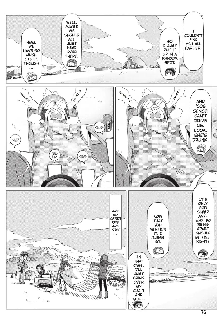 Yurucamp Chapter 21 page 14 - Chapter 21: Christmas Camp Begins!!