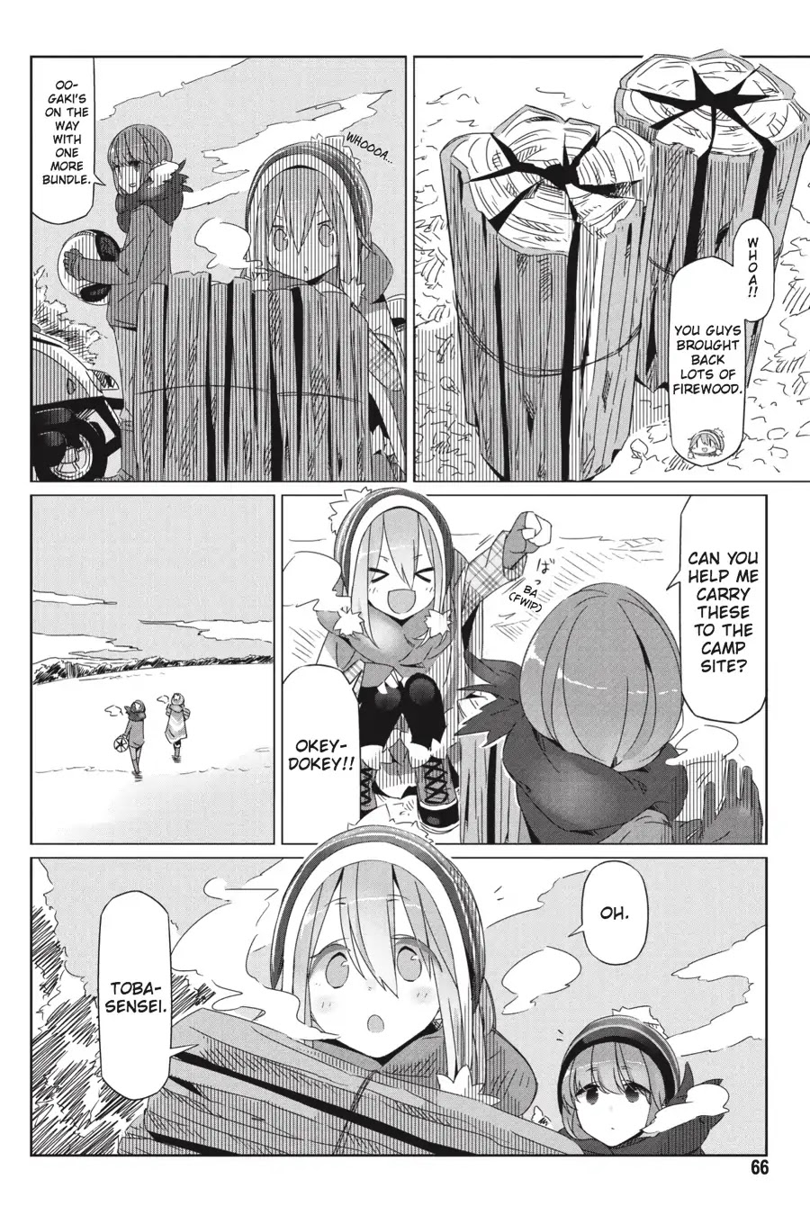 Yurucamp Chapter 21 page 4 - Chapter 21: Christmas Camp Begins!!
