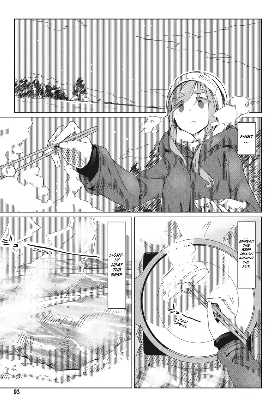 Yurucamp Chapter 22 page 1 - Chapter 22: A Special Meal