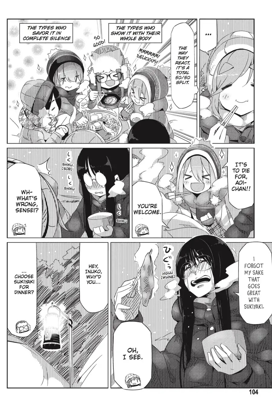 Yurucamp Chapter 22 page 12 - Chapter 22: A Special Meal