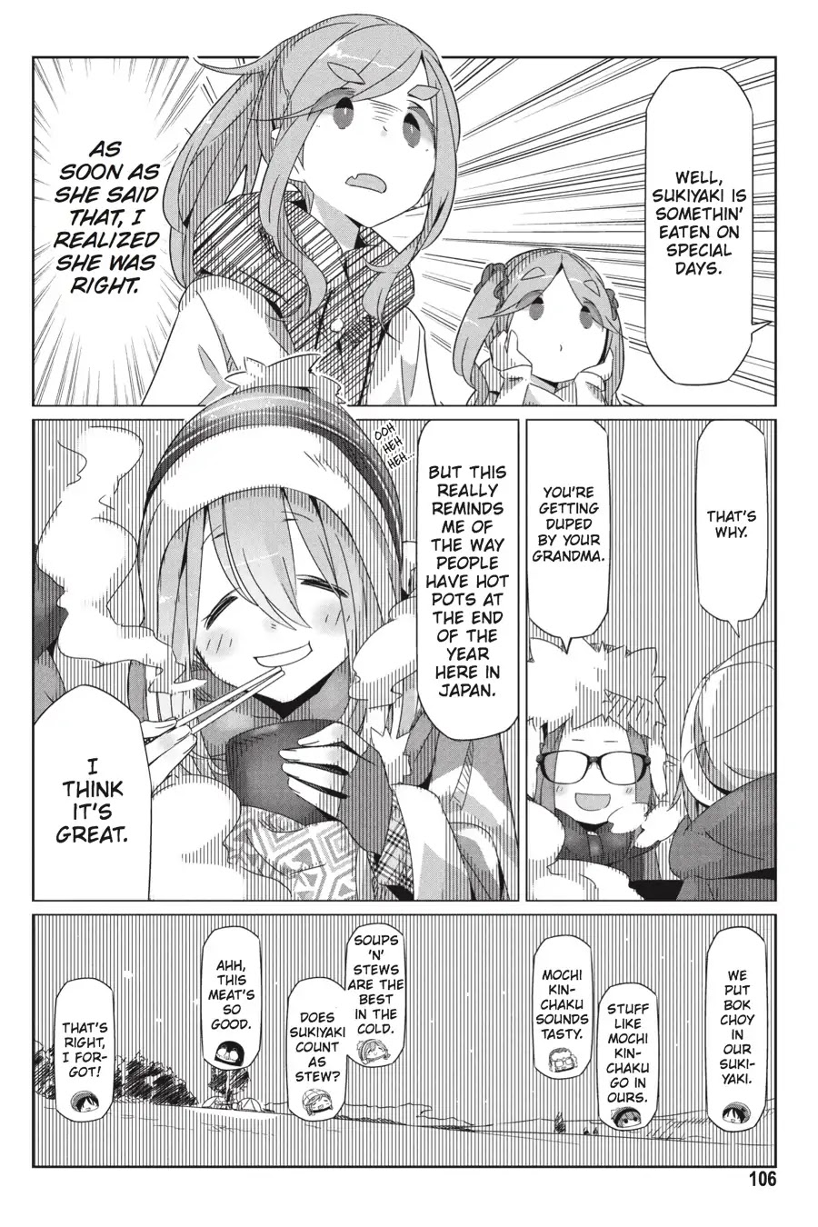 Yurucamp Chapter 22 page 14 - Chapter 22: A Special Meal